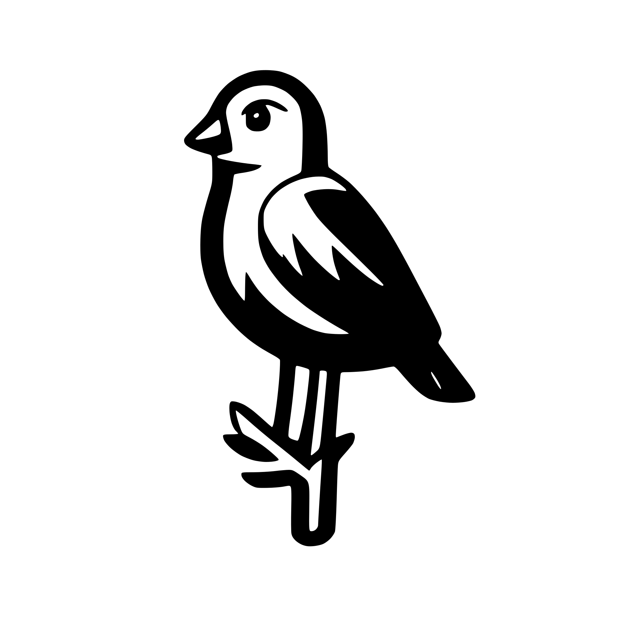 AI-generated SVG of 'bird icon'