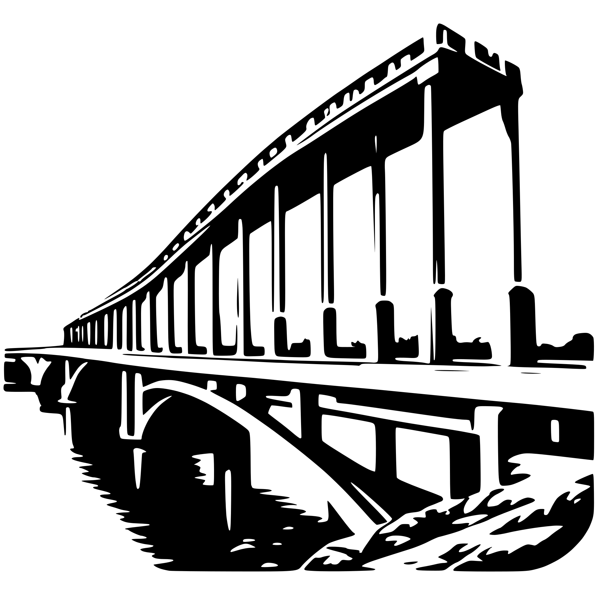 AI-generated SVG of 'Ministry Bridge'