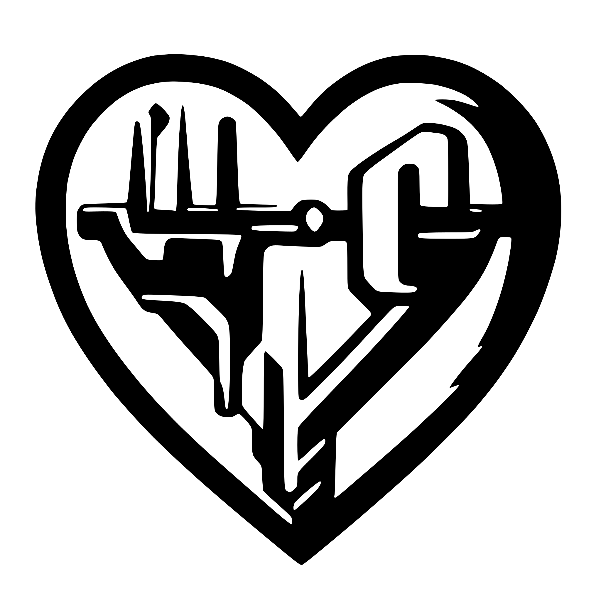 AI-generated SVG of 'ecg heart and wirless'