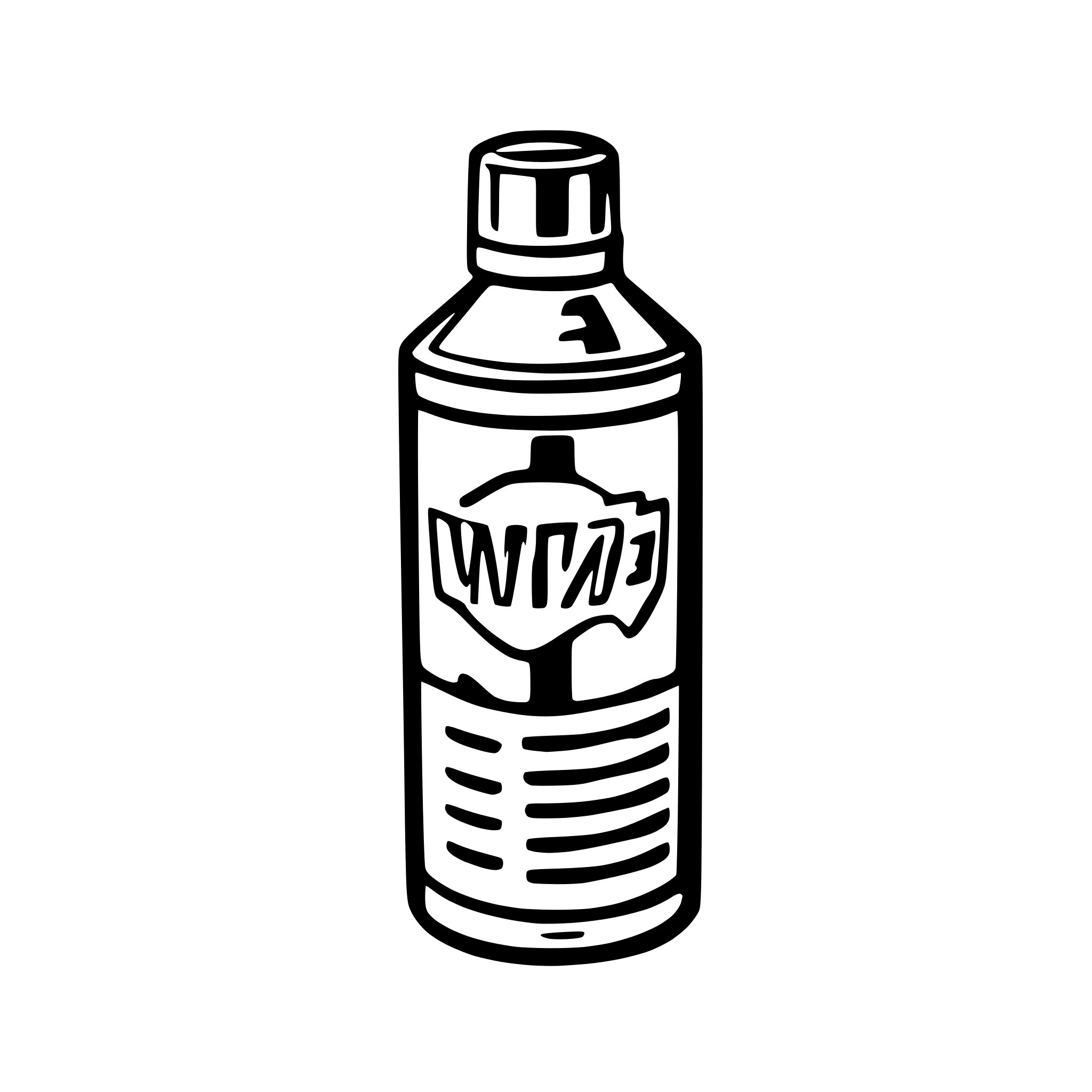 AI-generated SVG of a WD 40 oil