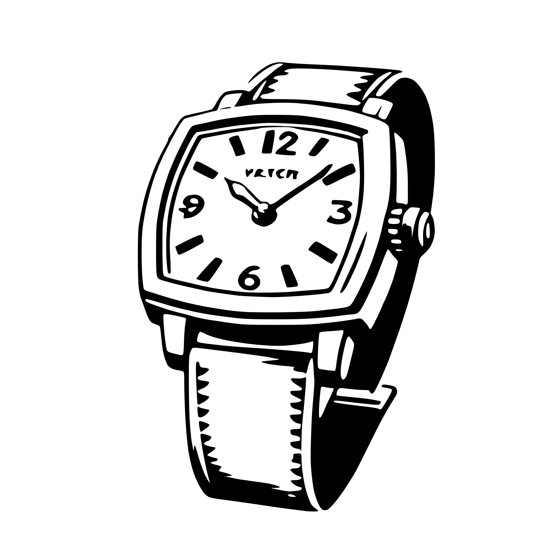 AI-generated SVG of a watchband
