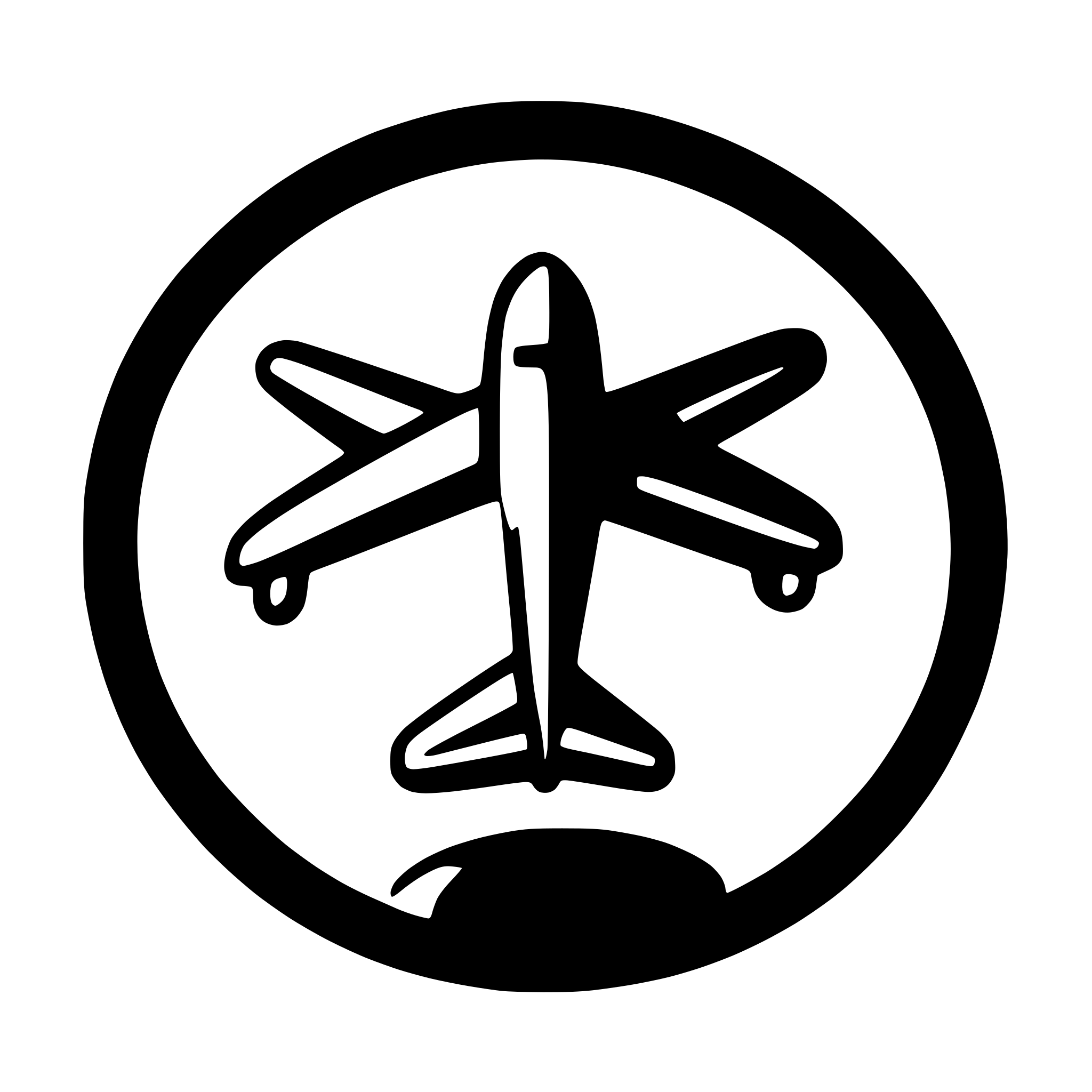 AI-generated SVG of a airplane