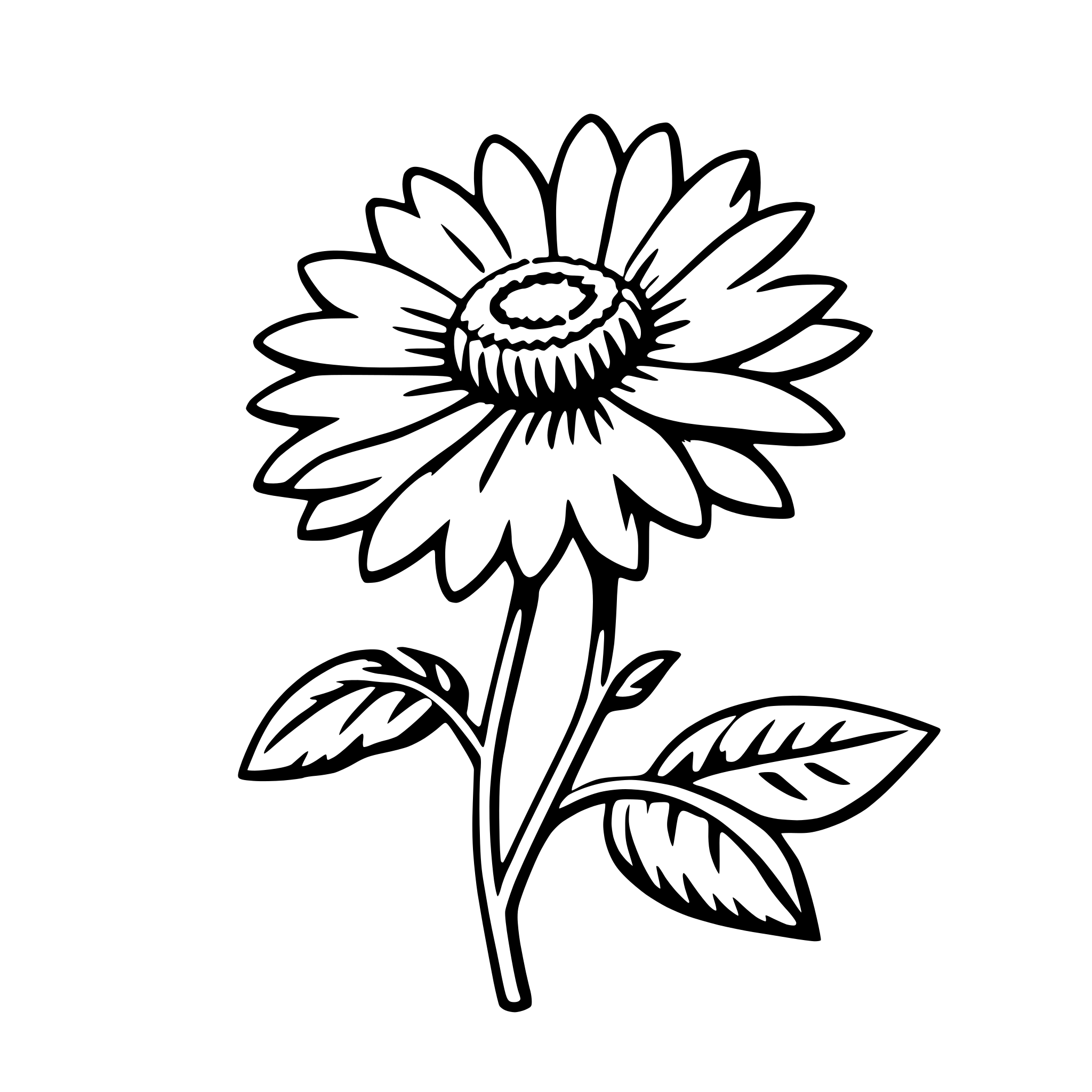 AI-generated SVG of 'aster'