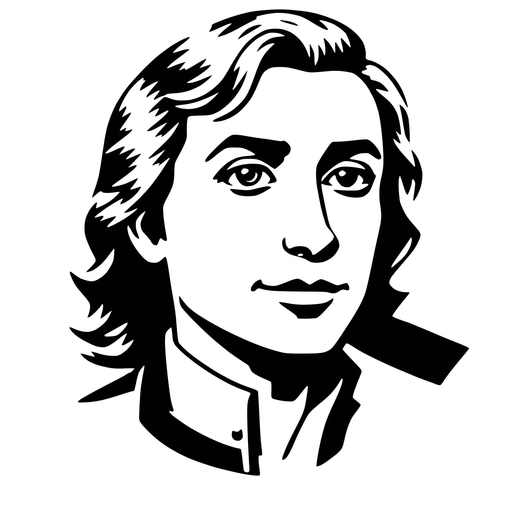 AI-generated SVG of 'actor'
