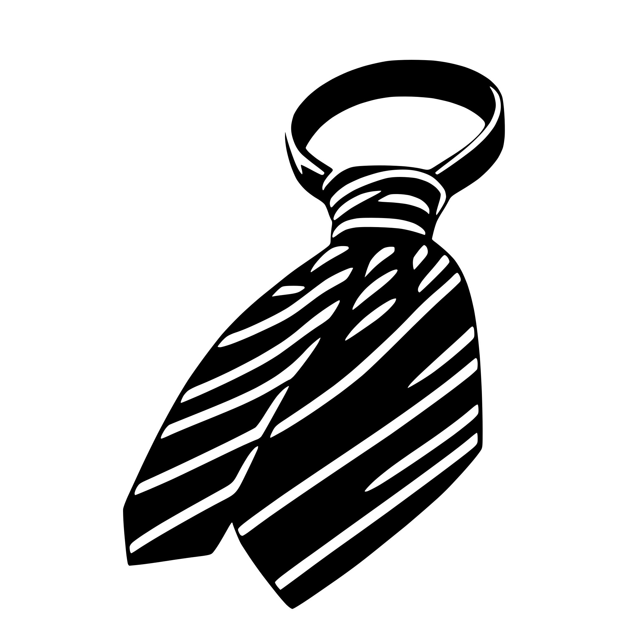AI-generated SVG of a tie