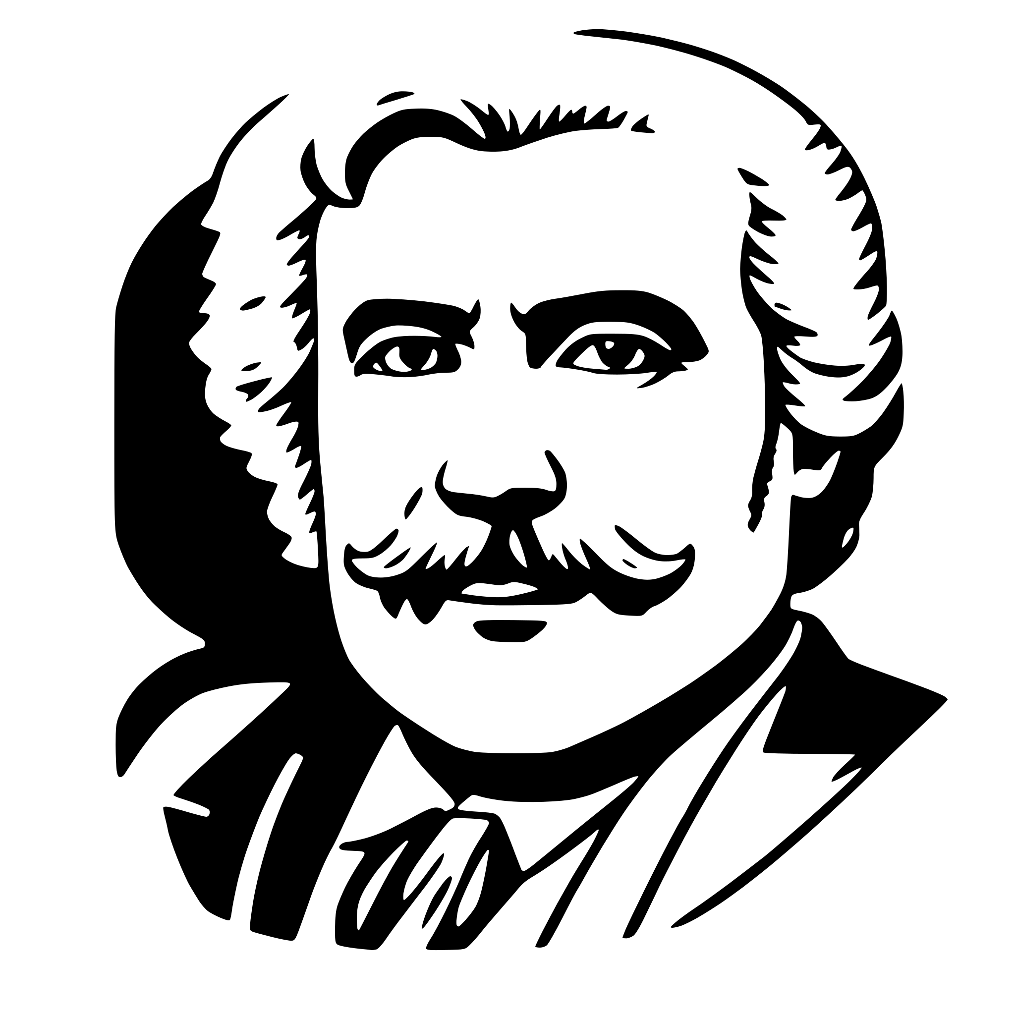 AI-generated SVG of a alexander graham bell