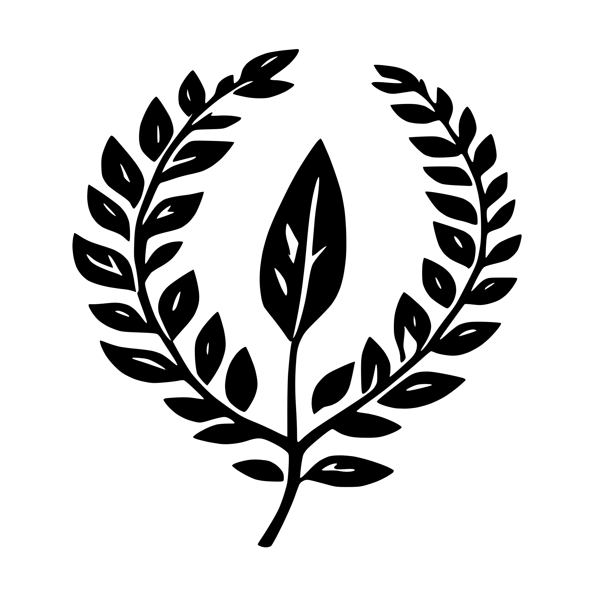 AI-generated SVG of 'laurel wreath'