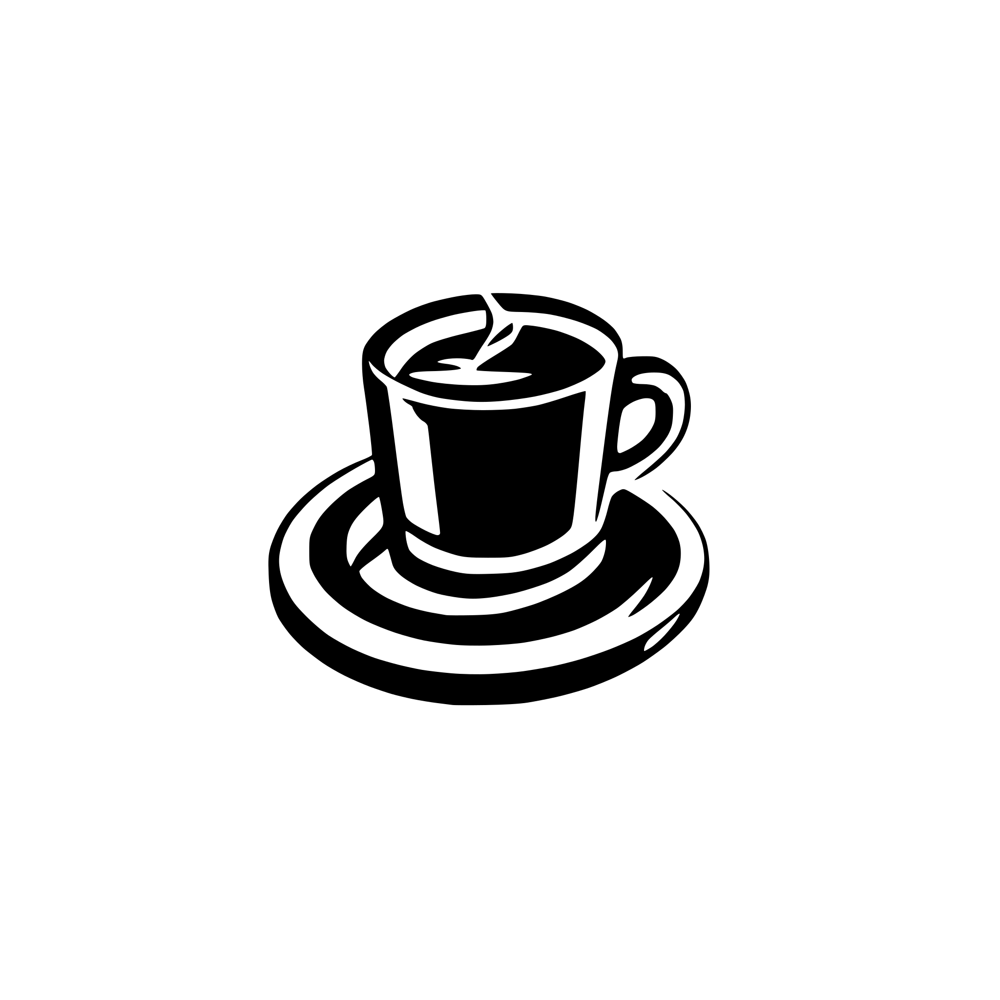AI-generated SVG of a the logo of a coffee shop