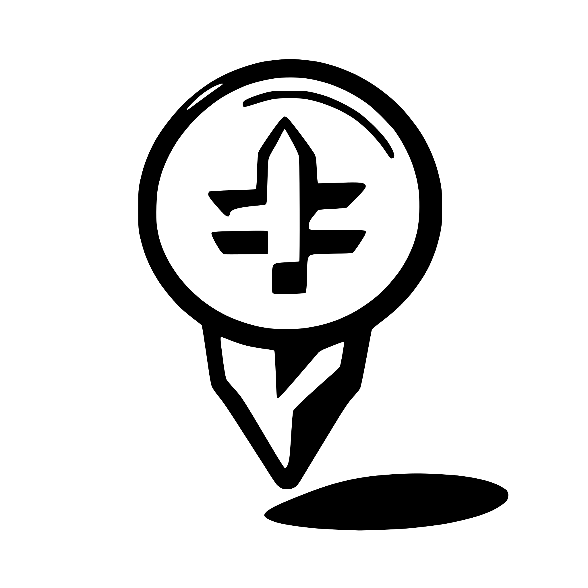 AI-generated SVG of a it is a map marker icon which is used for represent a high school