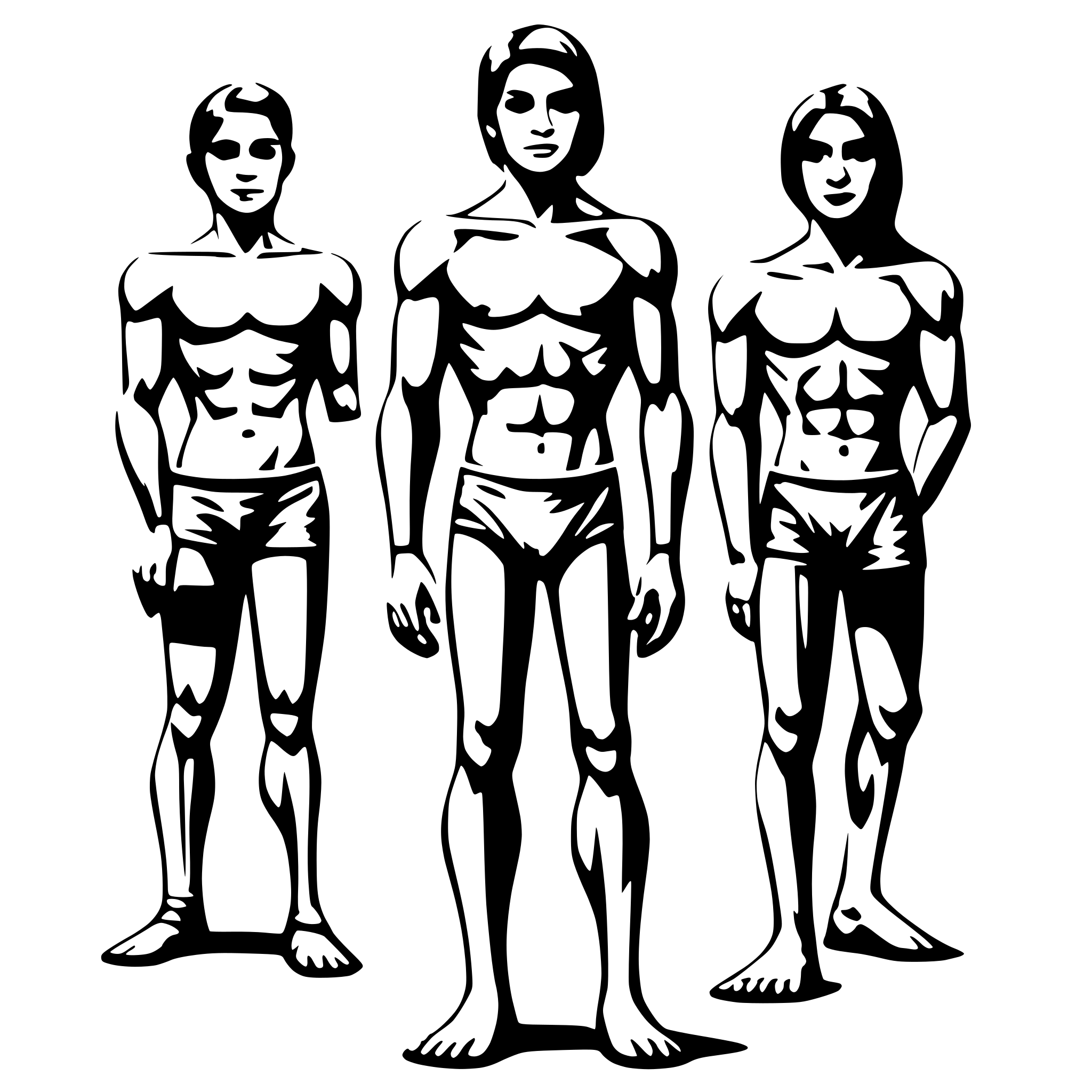 AI-generated SVG of 'full body with all muscle groups'