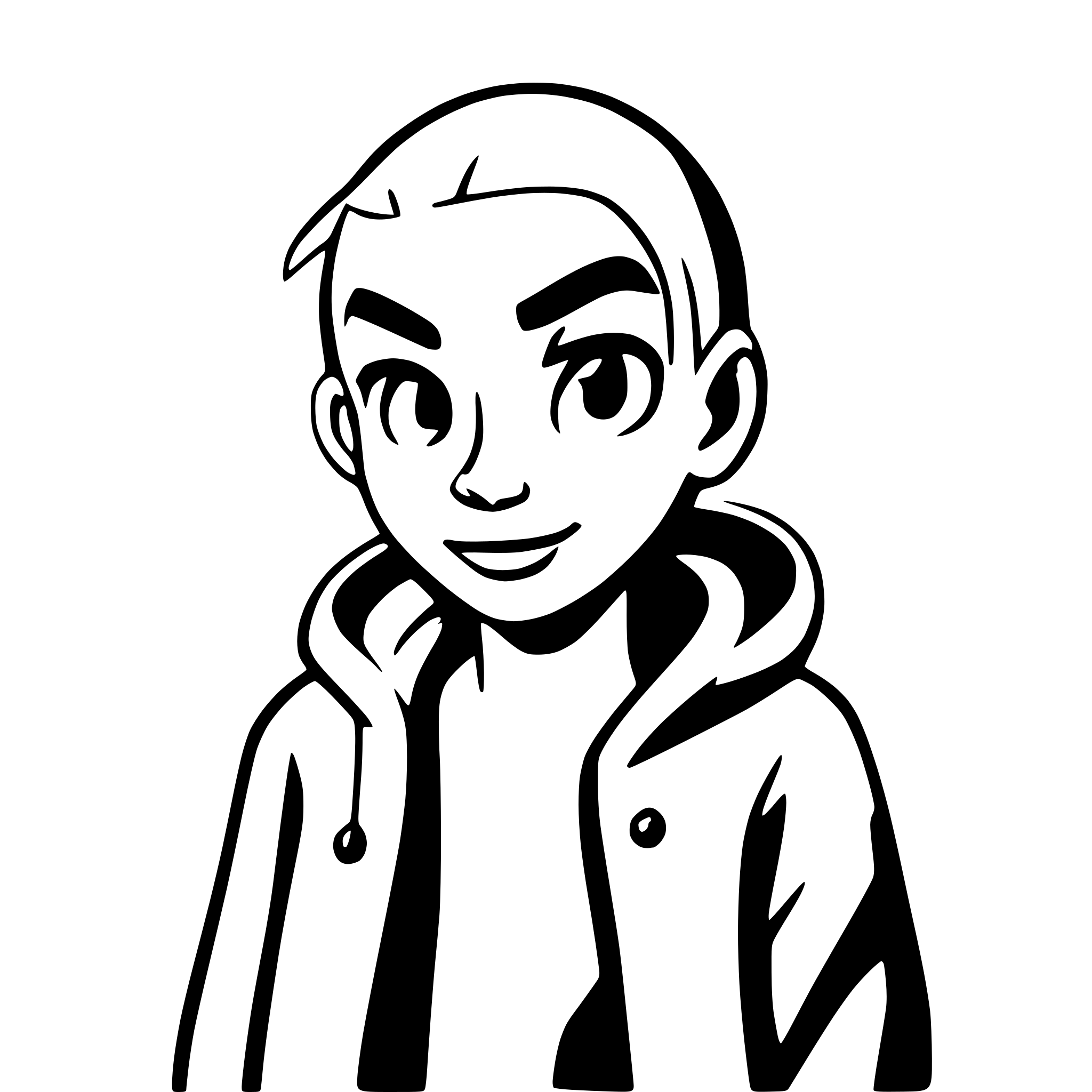 AI-generated SVG of a a guy alone with an sad expression