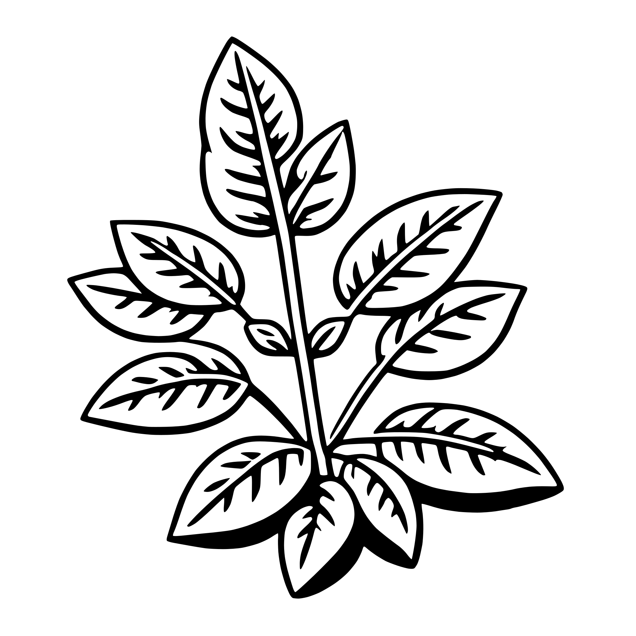 AI-generated SVG of a oregano