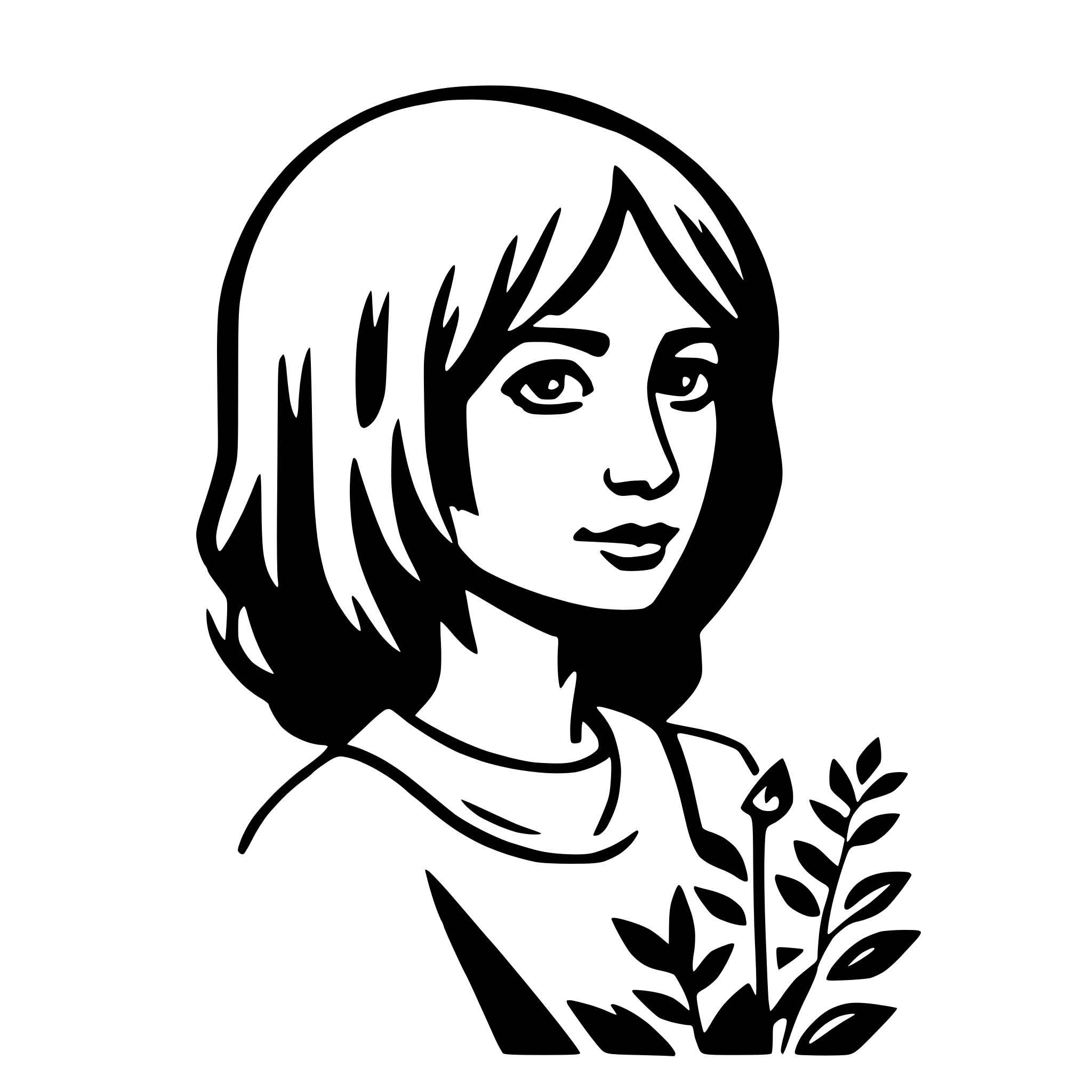 AI-generated SVG of 'izanami'