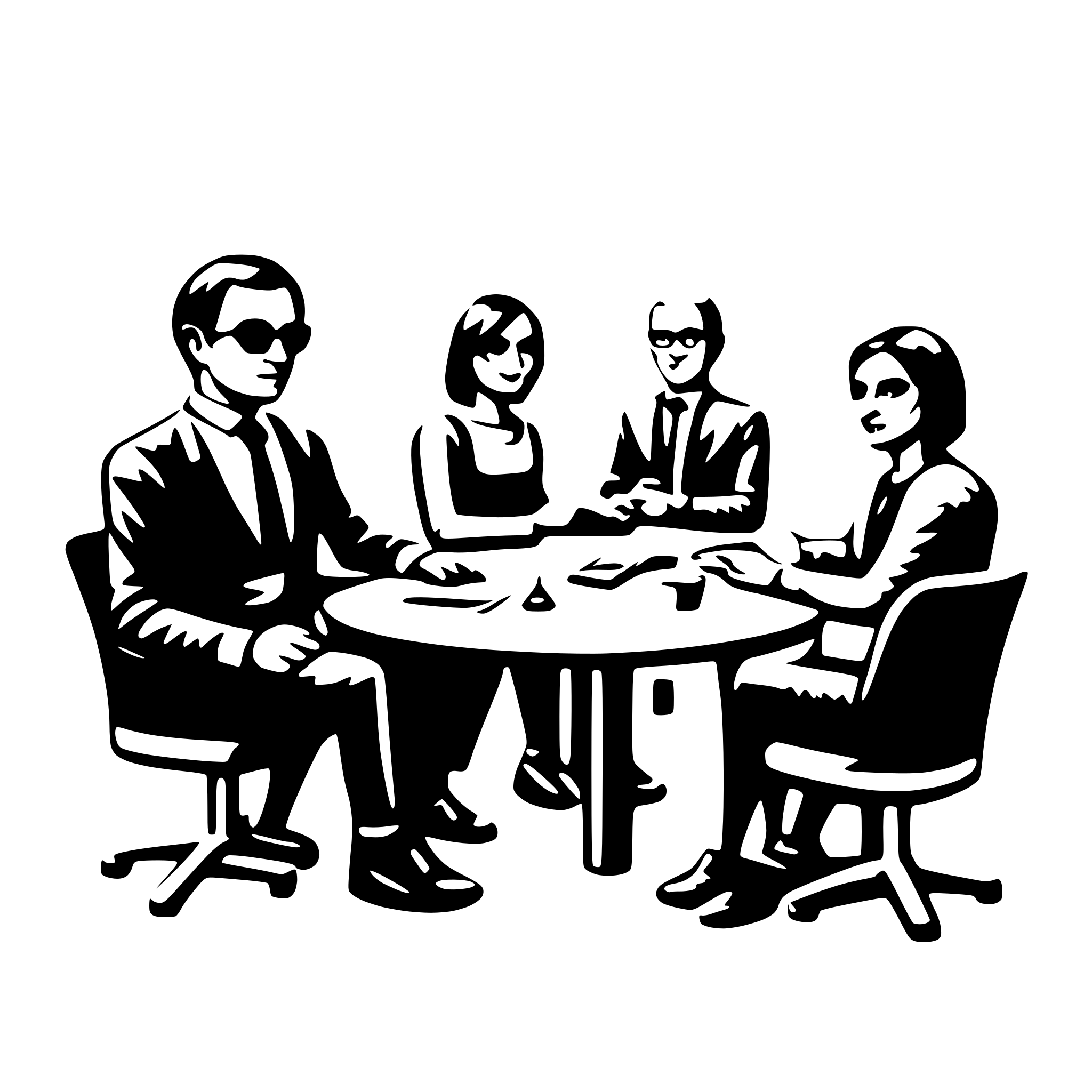 AI-generated SVG of 'associative user committee'