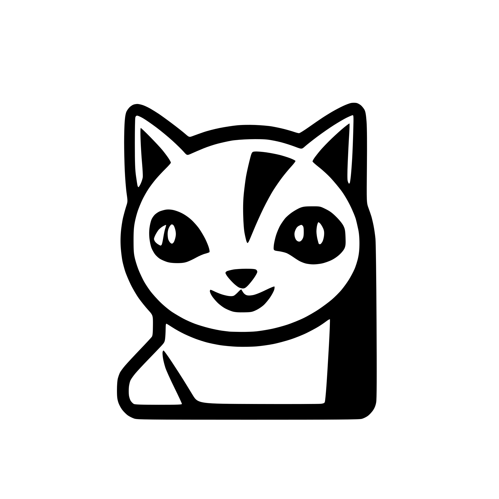 AI-generated SVG of 'minimal cat icon'