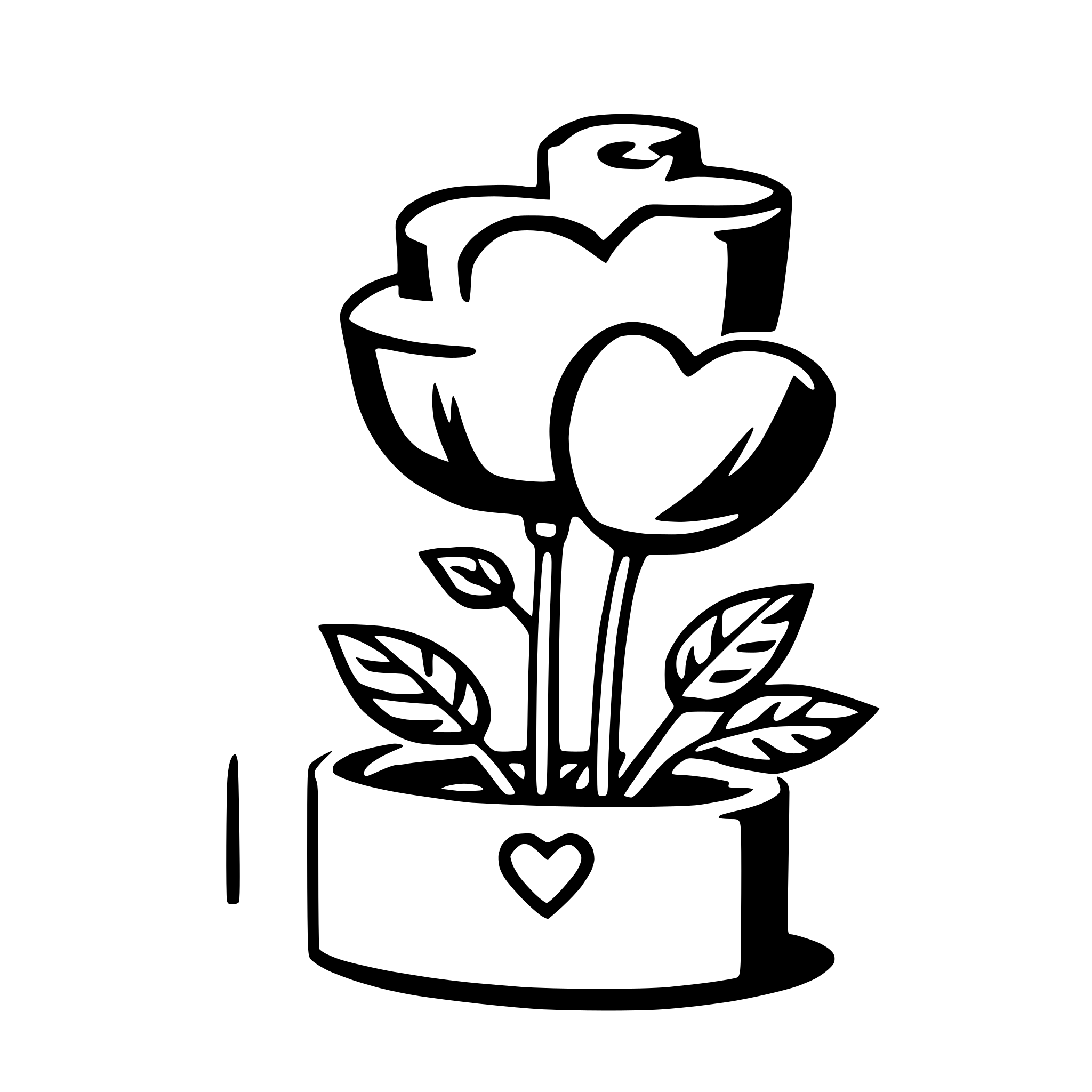 AI-generated SVG of 'valentine's card'