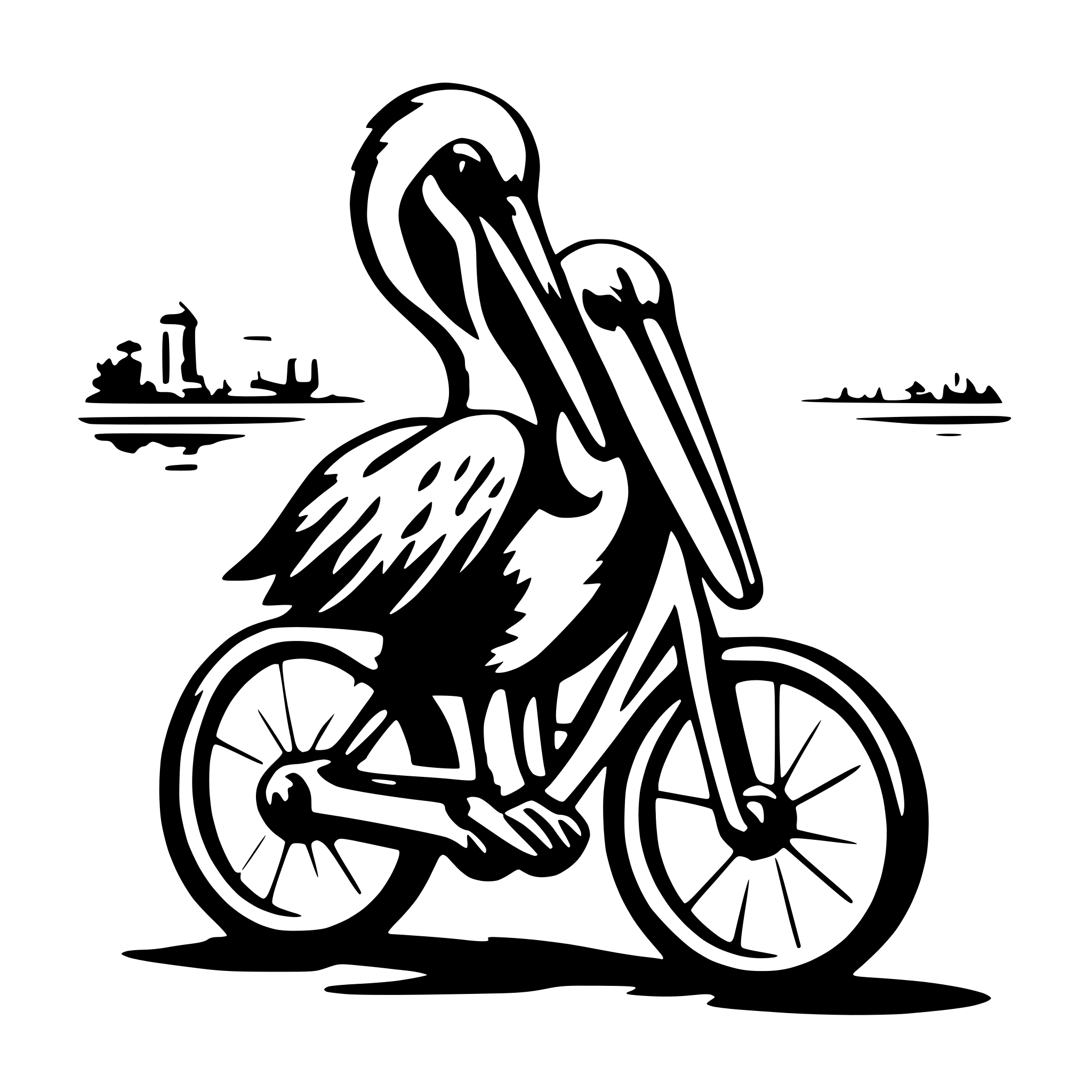 AI-generated SVG of 'pelican riding a bicycle'