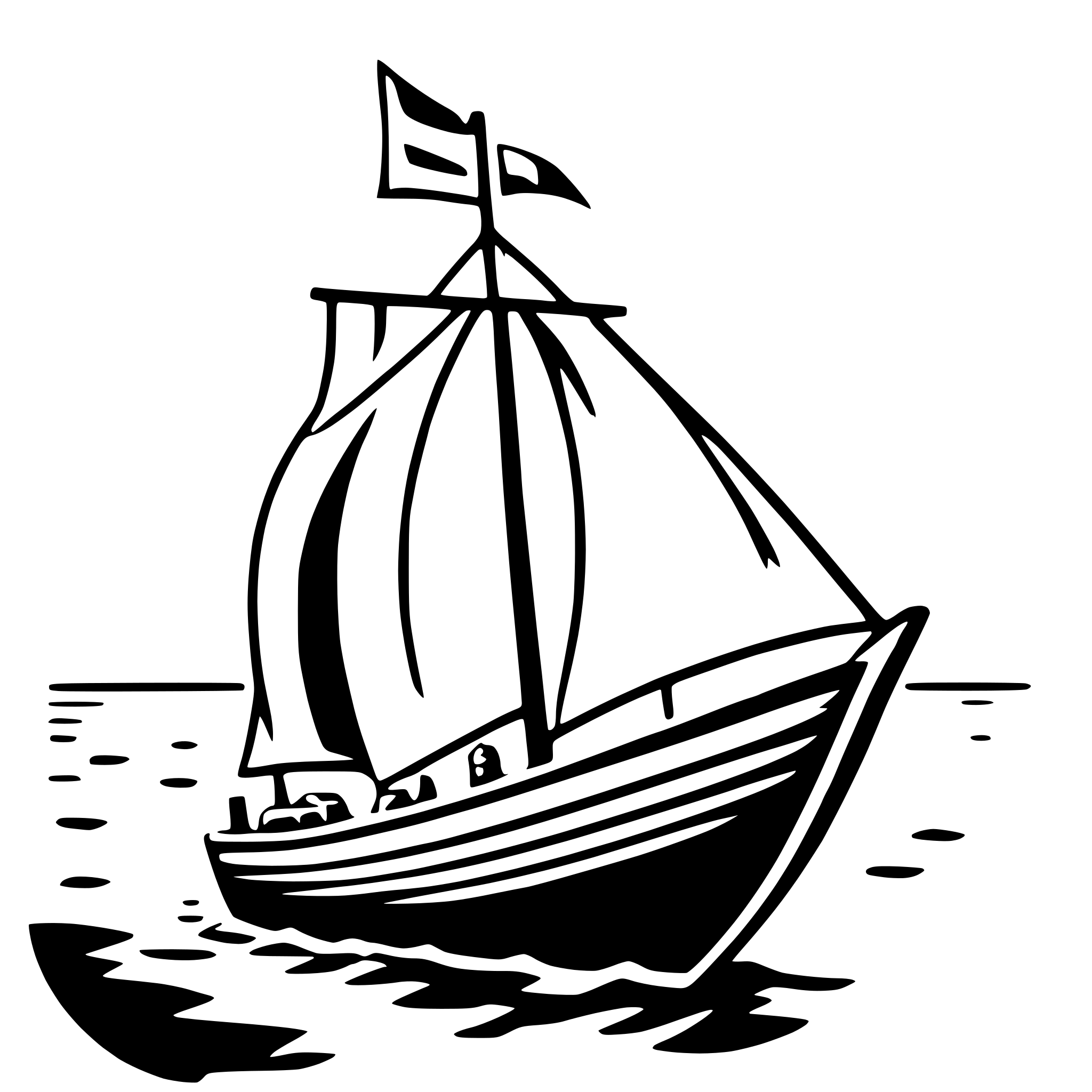 AI-generated SVG of a tangaroa