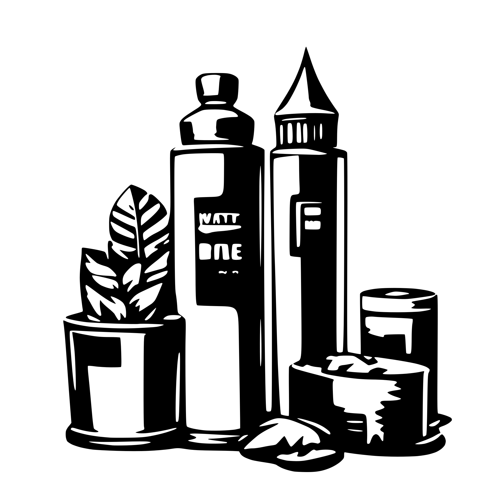 AI-generated SVG of a dieline company