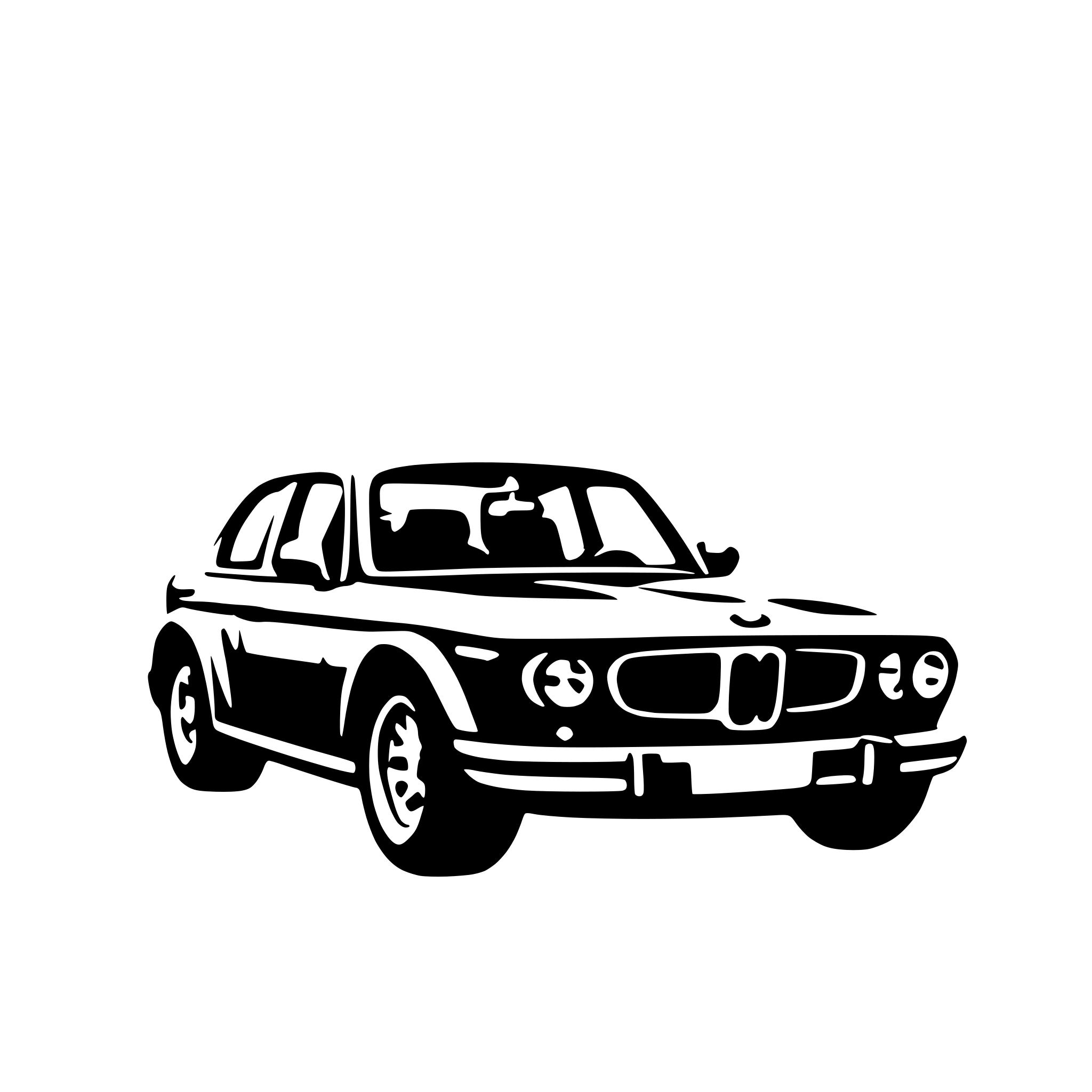 AI-generated SVG of a the car is a bmw