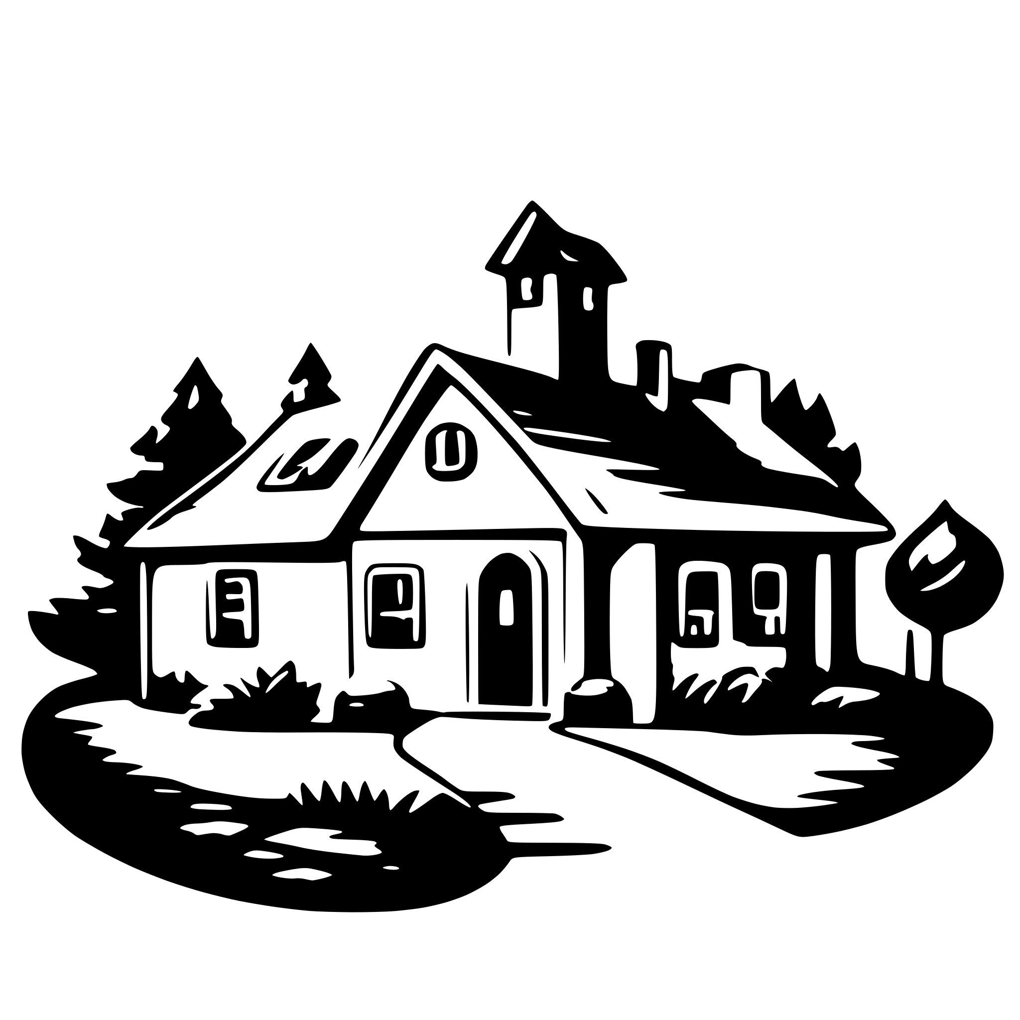 AI-generated SVG of 'home'