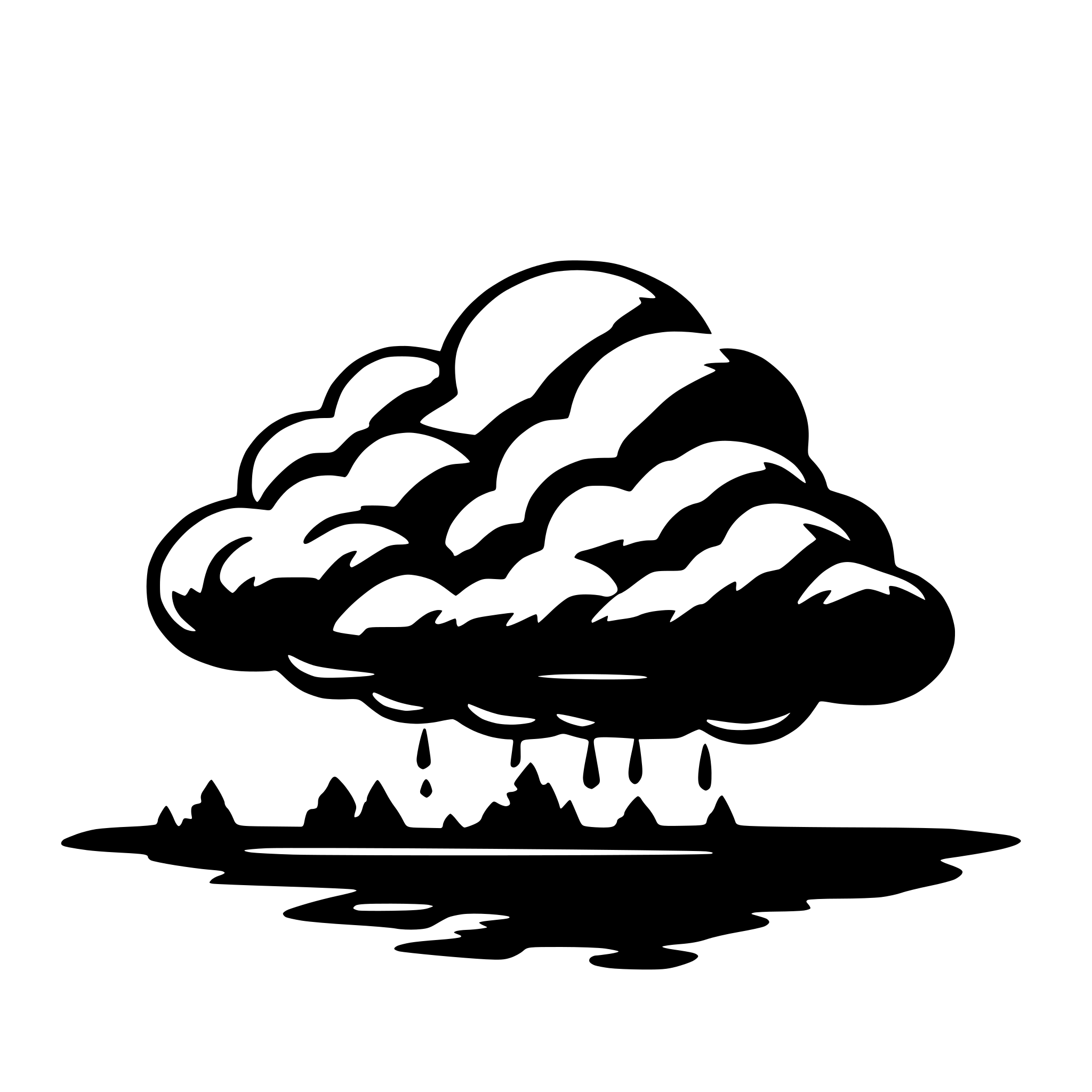 AI-generated SVG of 'big cloud'