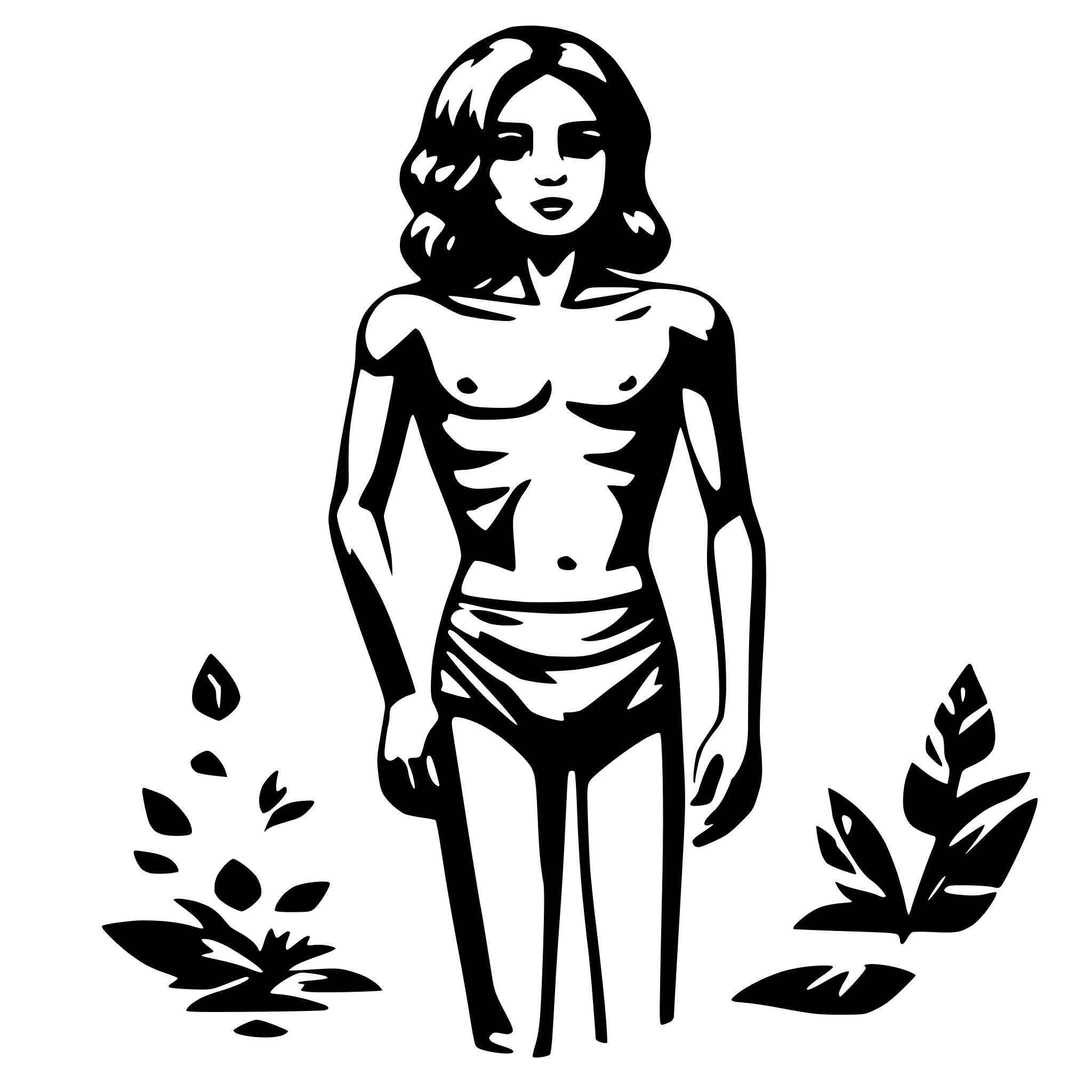 AI-generated SVG of 'human body'