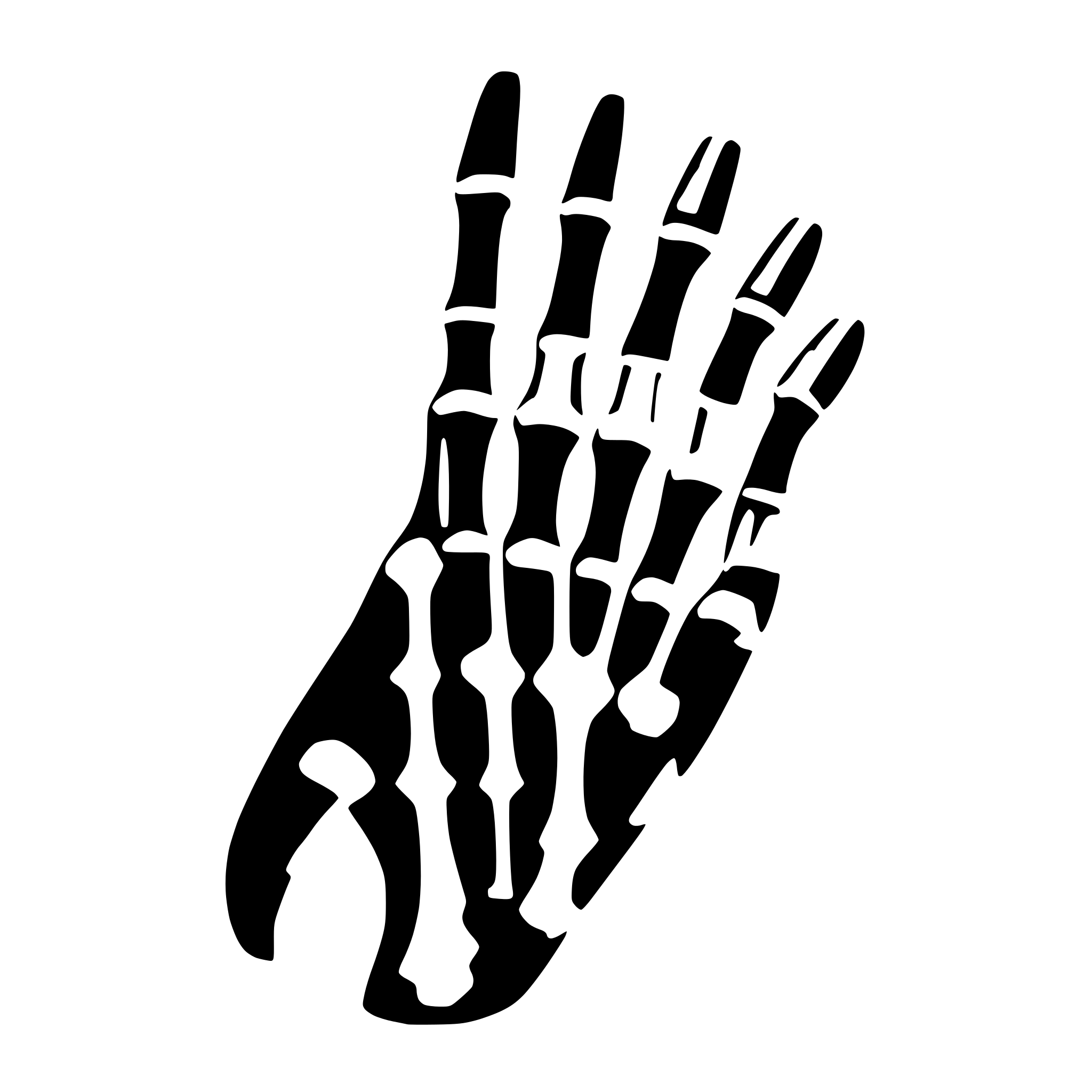 AI-generated SVG of 'foot bone for podology'