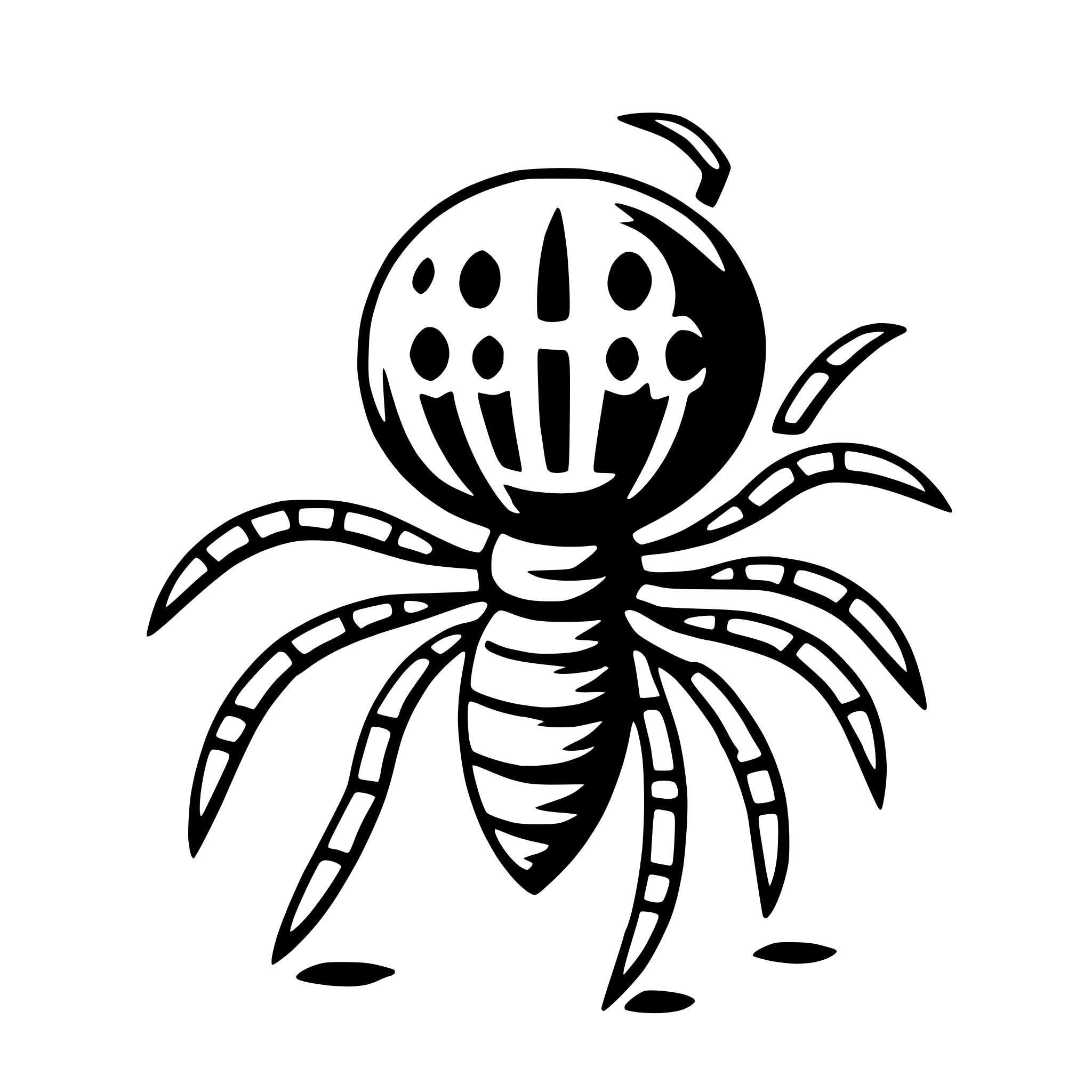 AI-generated SVG of 'anansi'