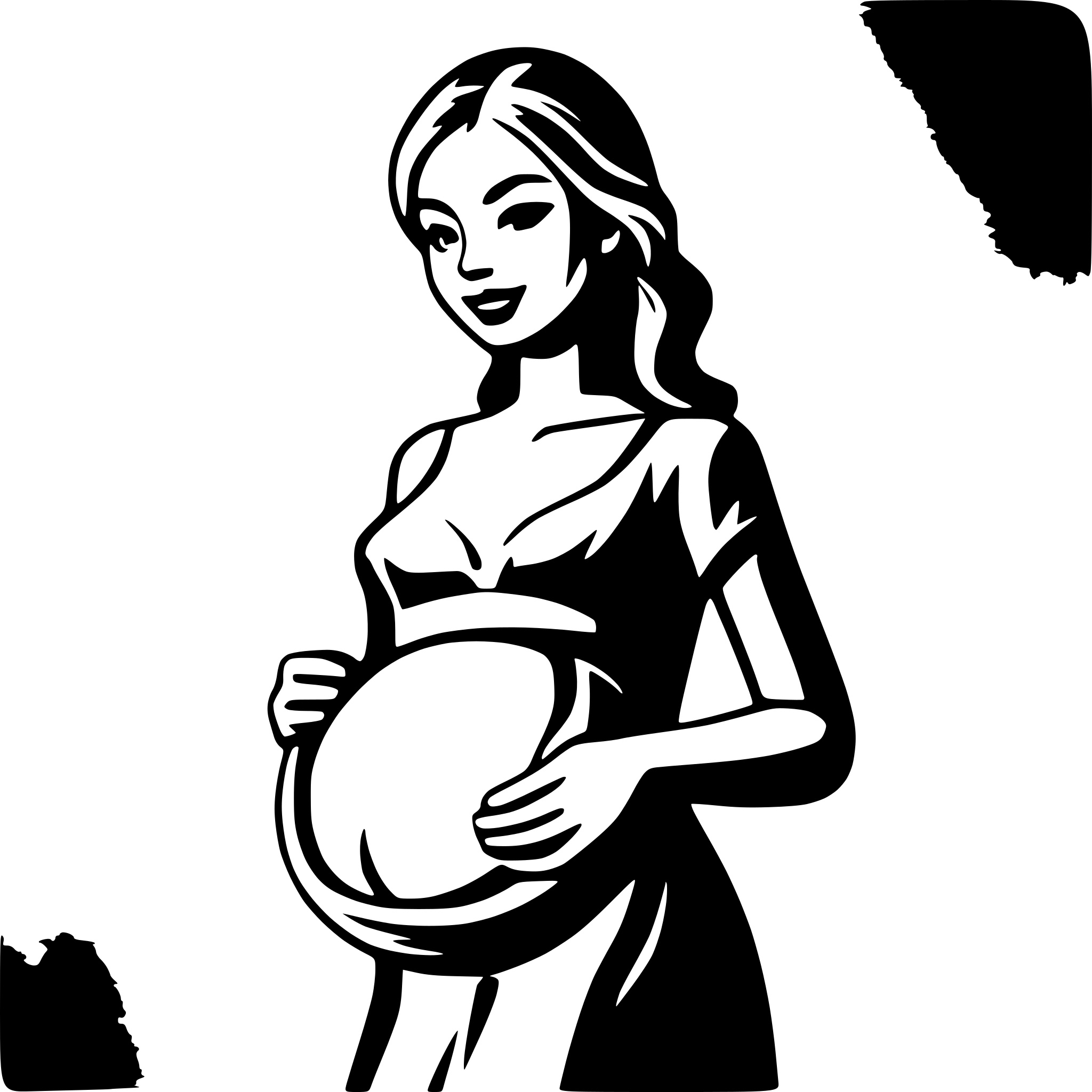 AI-generated SVG of 'pregnant woman support'