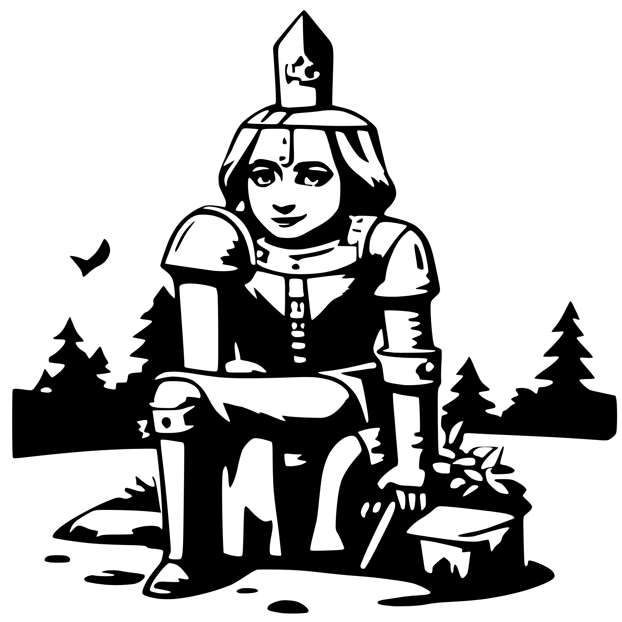 AI-generated SVG of a Ritter