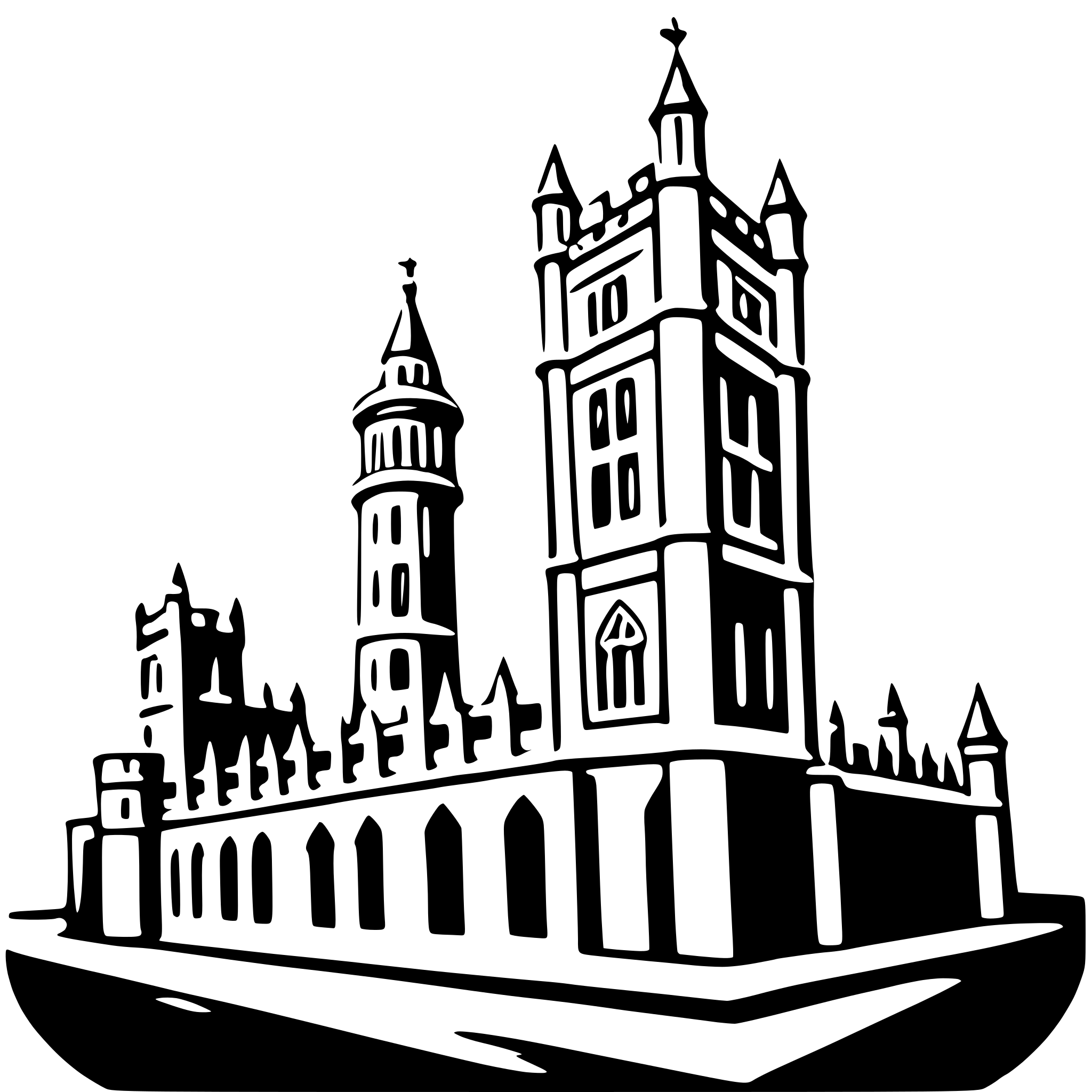 AI-generated SVG of 'palace of westminster'