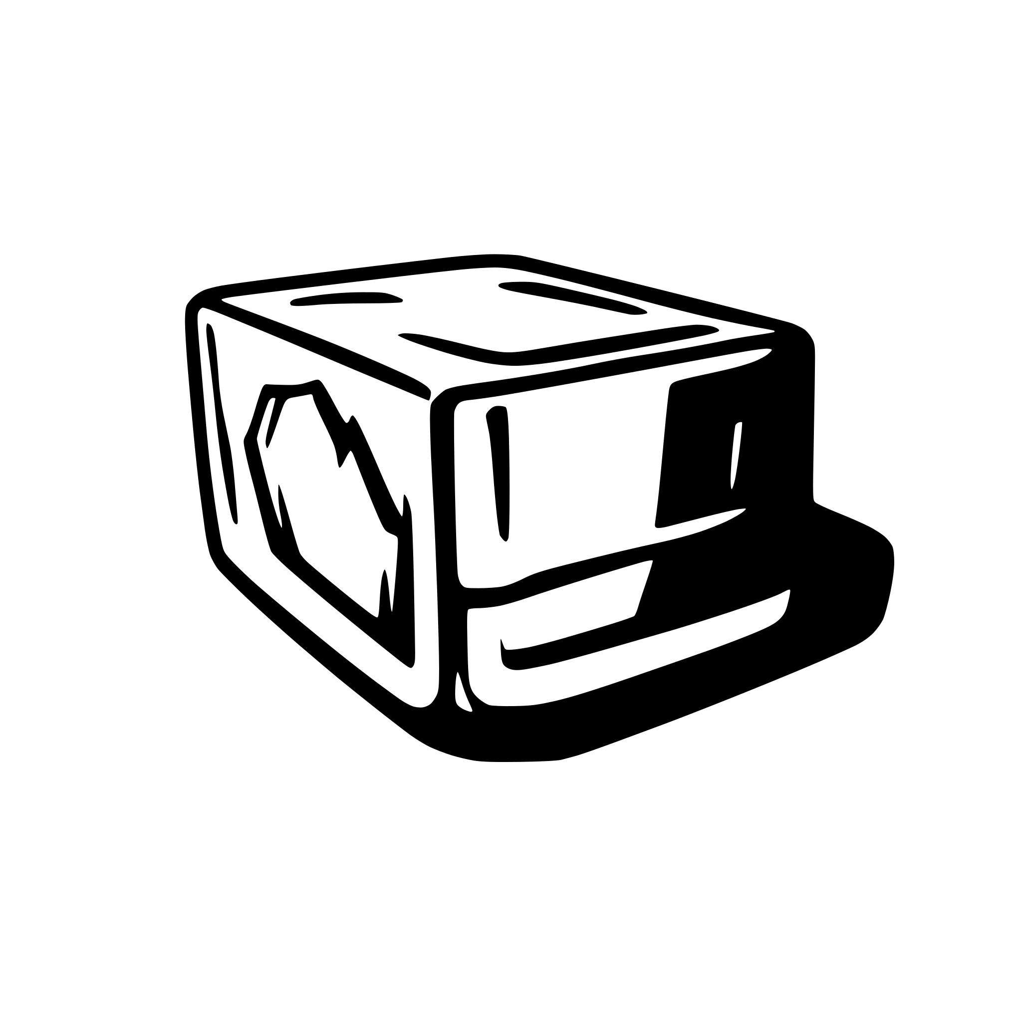 AI-generated SVG of 'perspective view of steel ingot'
