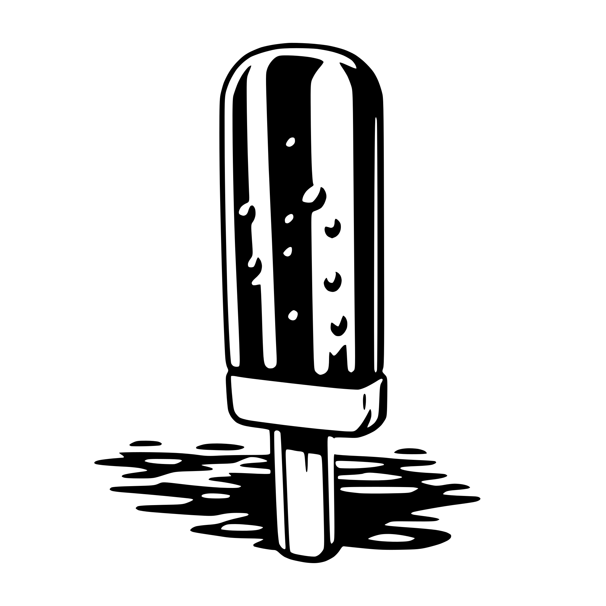 AI-generated SVG of 'popsicle'