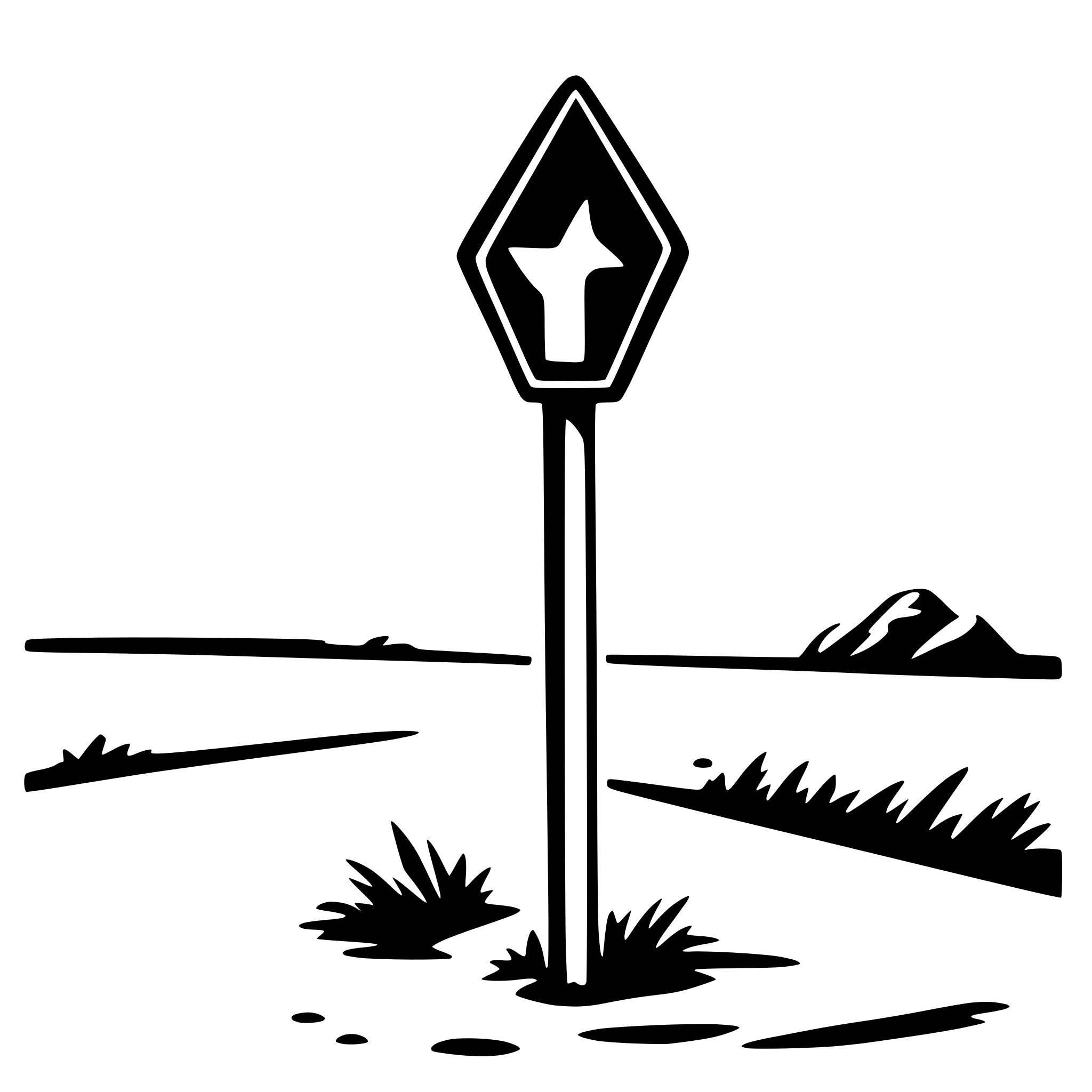 AI-generated SVG of 'very simple location pin'