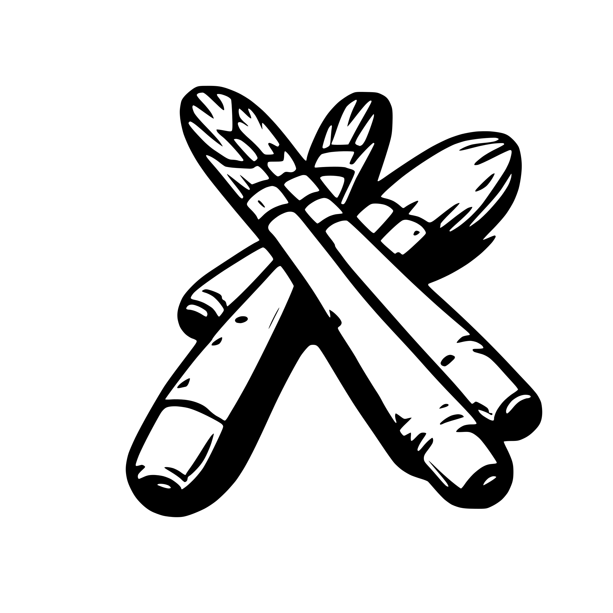 AI-generated SVG of a drumsticks