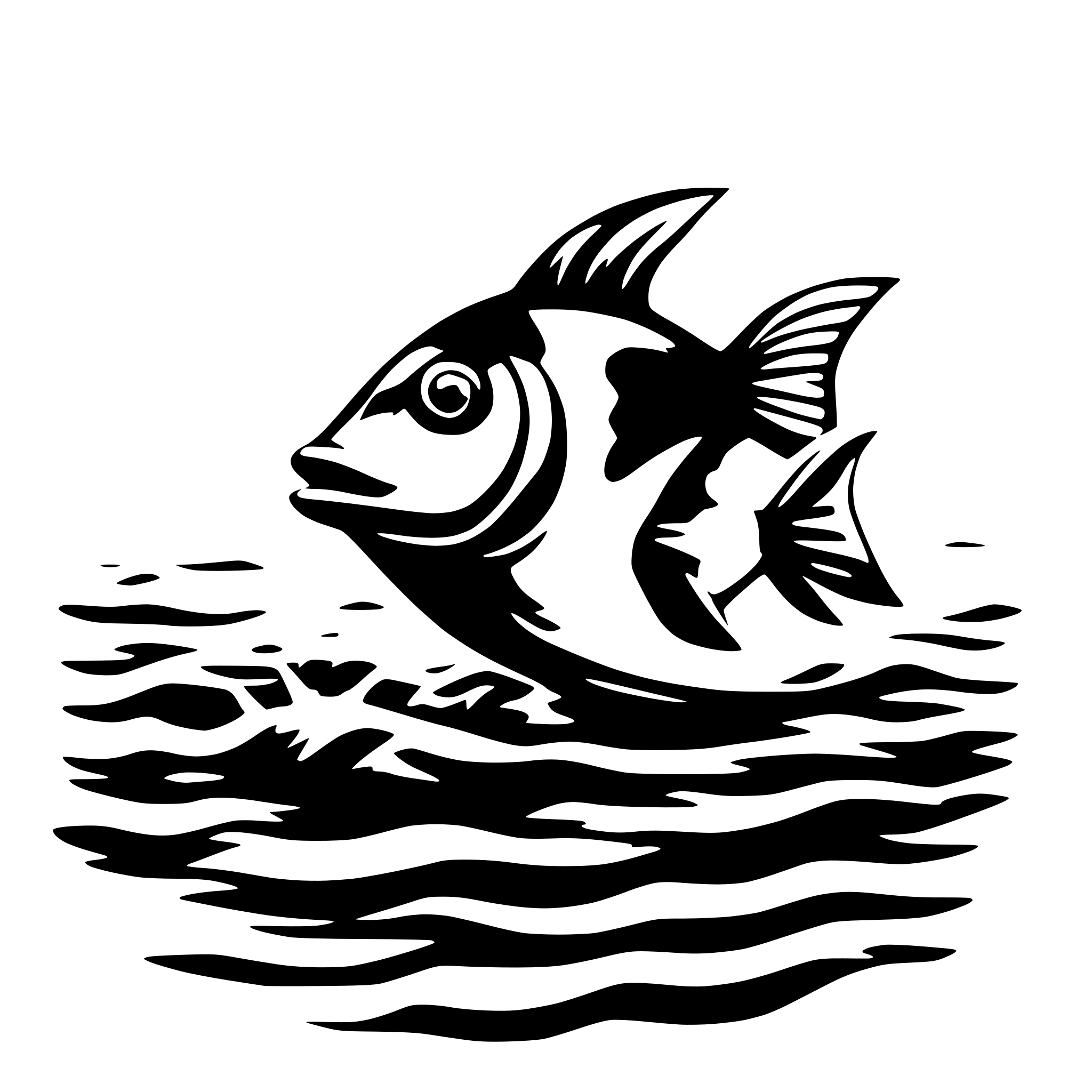 AI-generated SVG of 'generate fish in the sea'