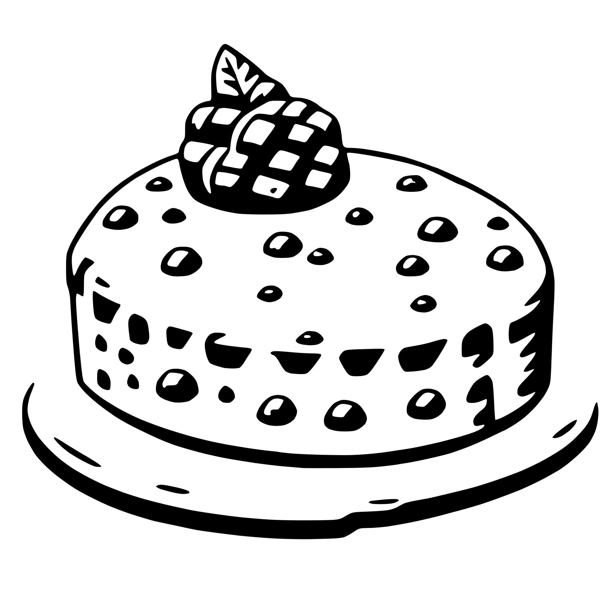 AI-generated SVG of 'scone'