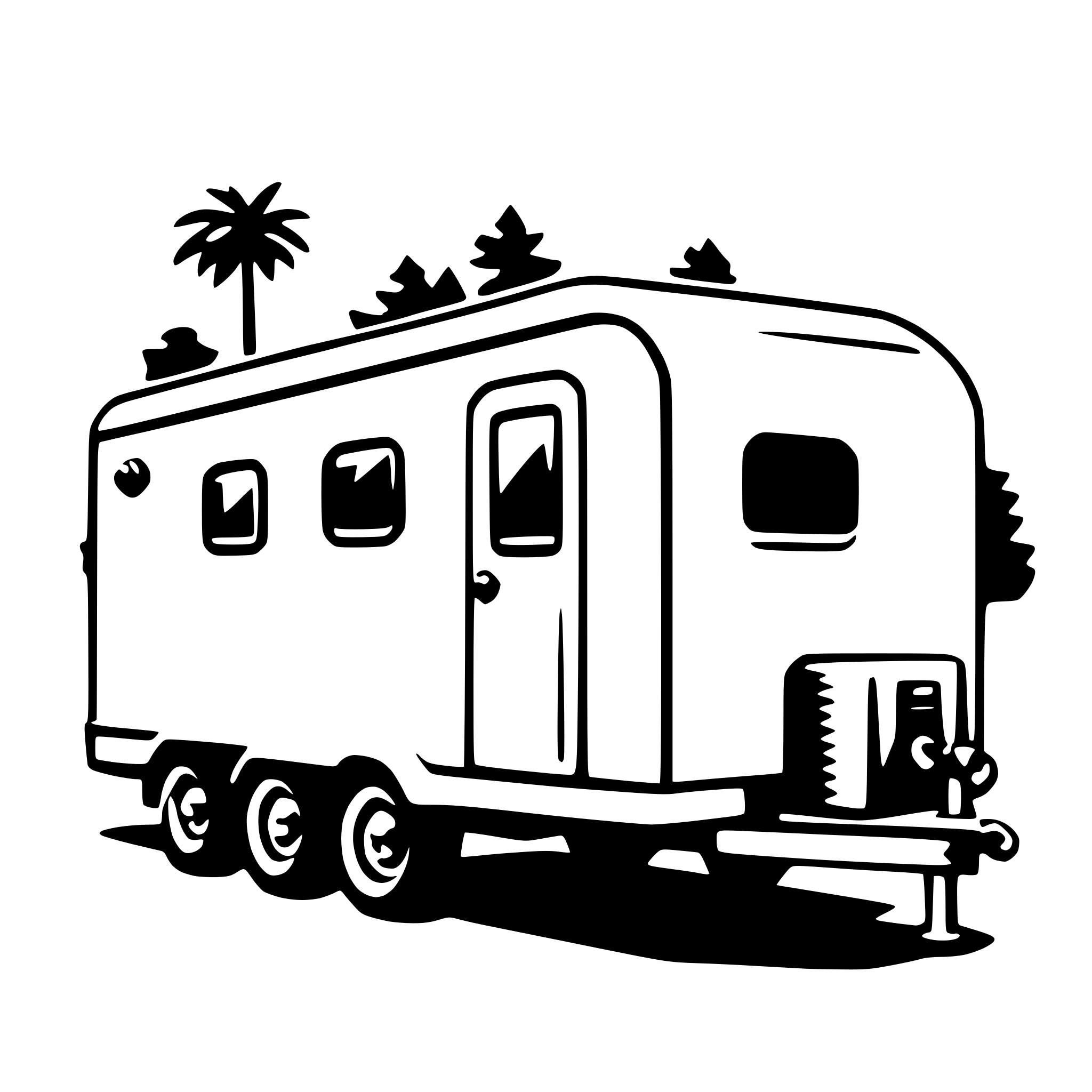 AI-generated SVG of 'trailer'