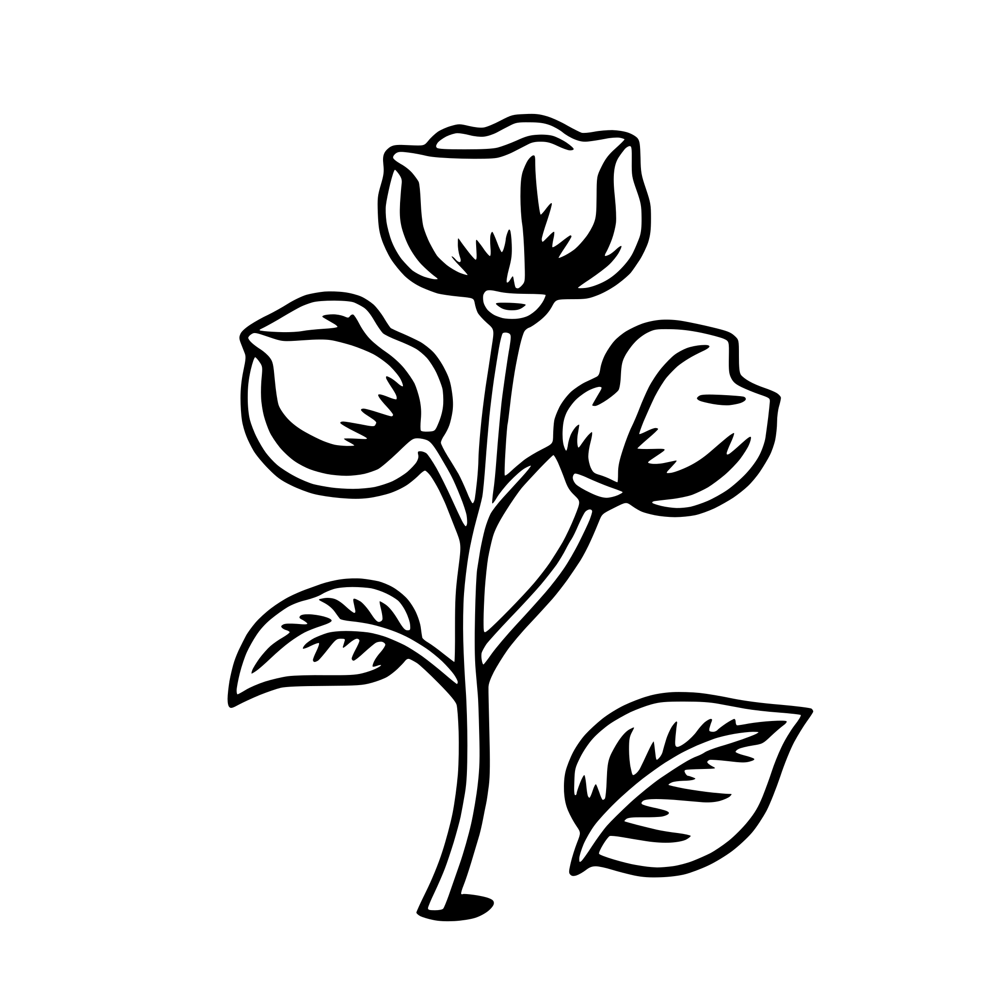 AI-generated SVG of 'sweet pea'