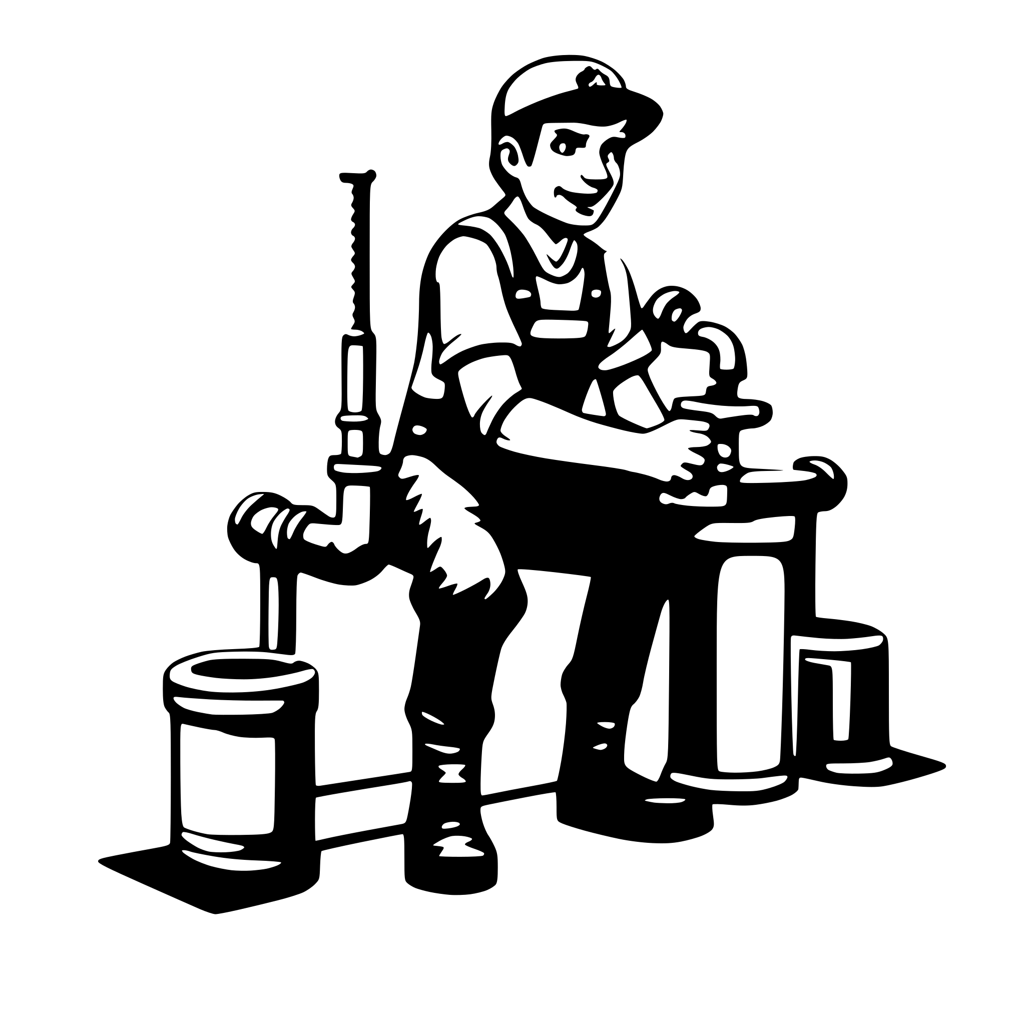 AI-generated SVG of 'plumber'