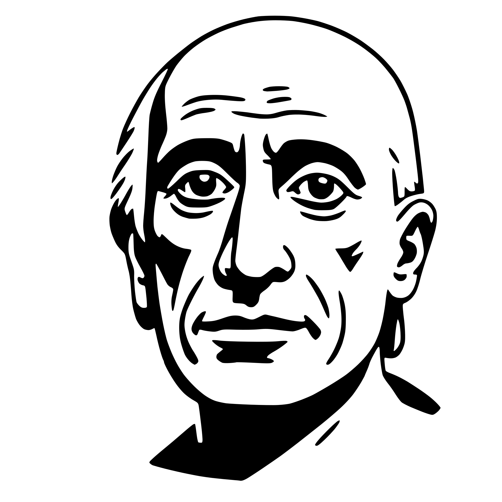 AI-generated SVG of a pablo picasso