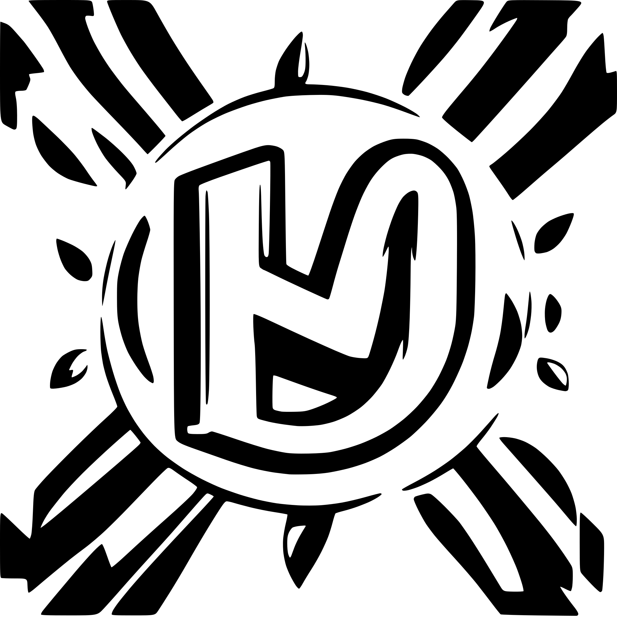 AI-generated SVG of a letter M