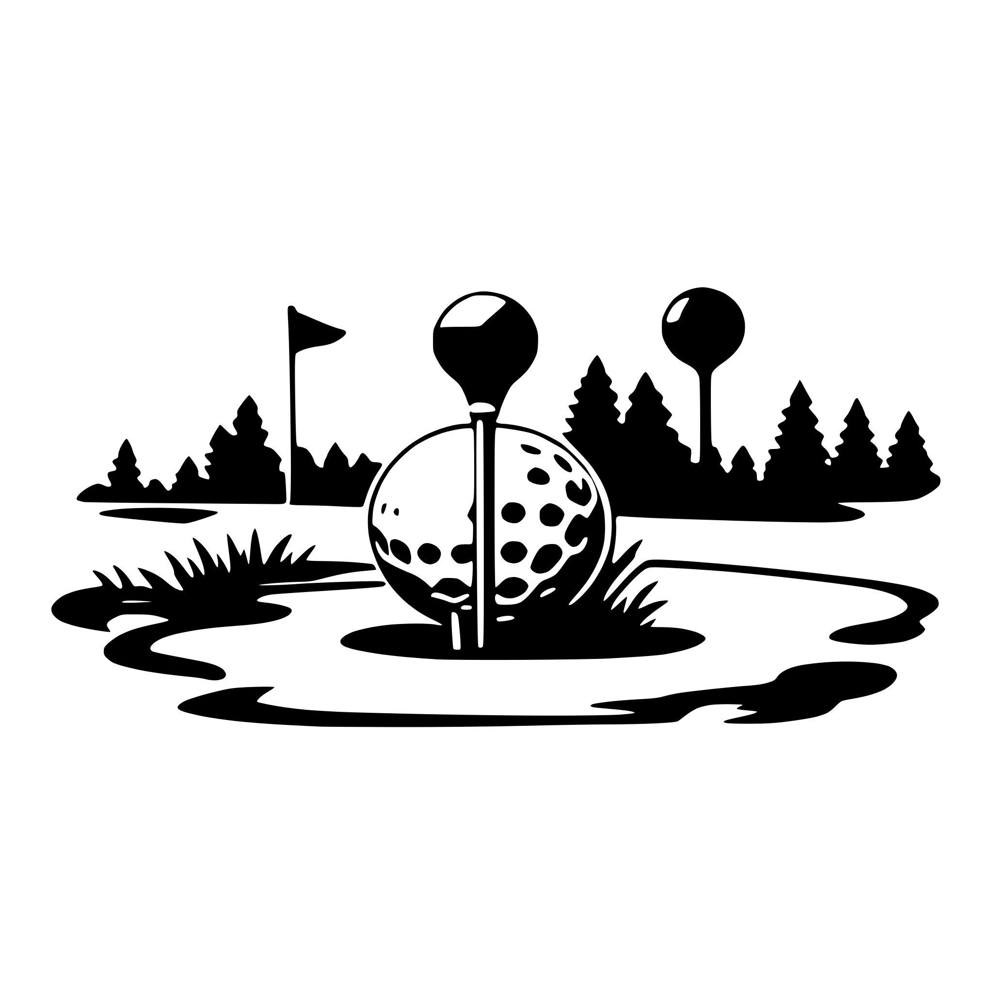 AI-generated SVG of 'golf pattern'
