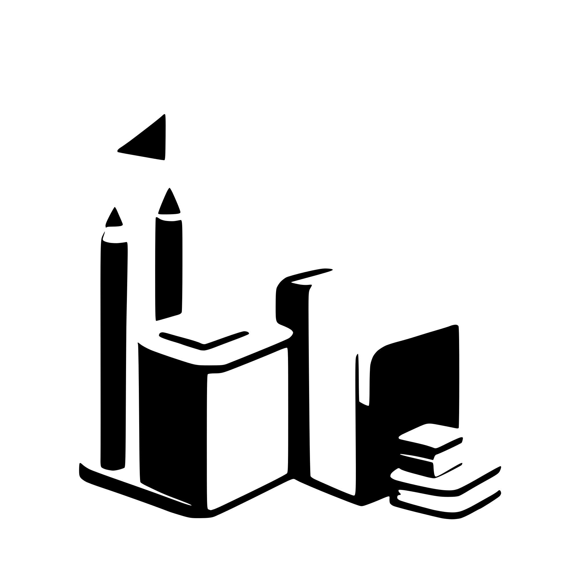 AI-generated SVG of a school items