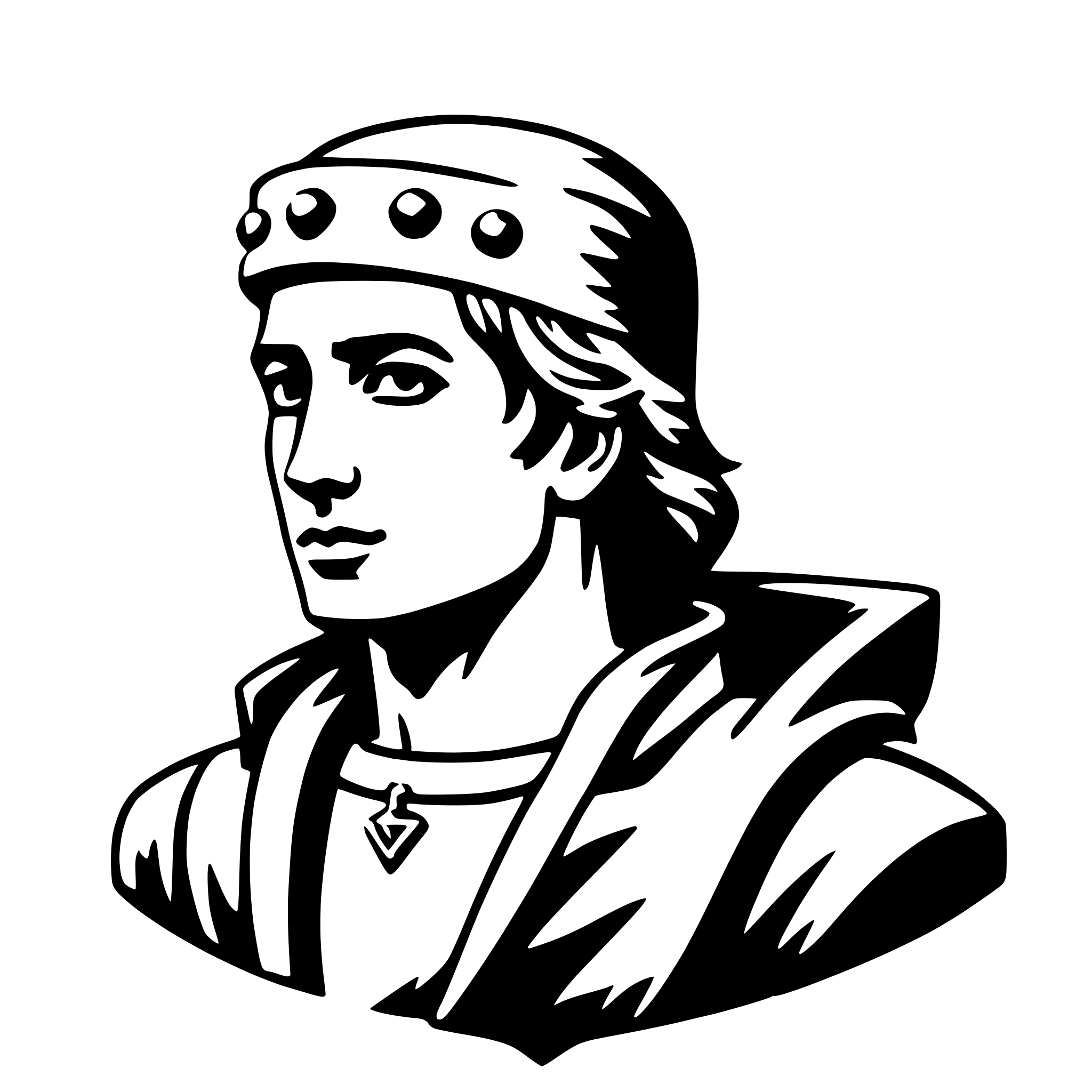 AI-generated SVG of 'hermes'