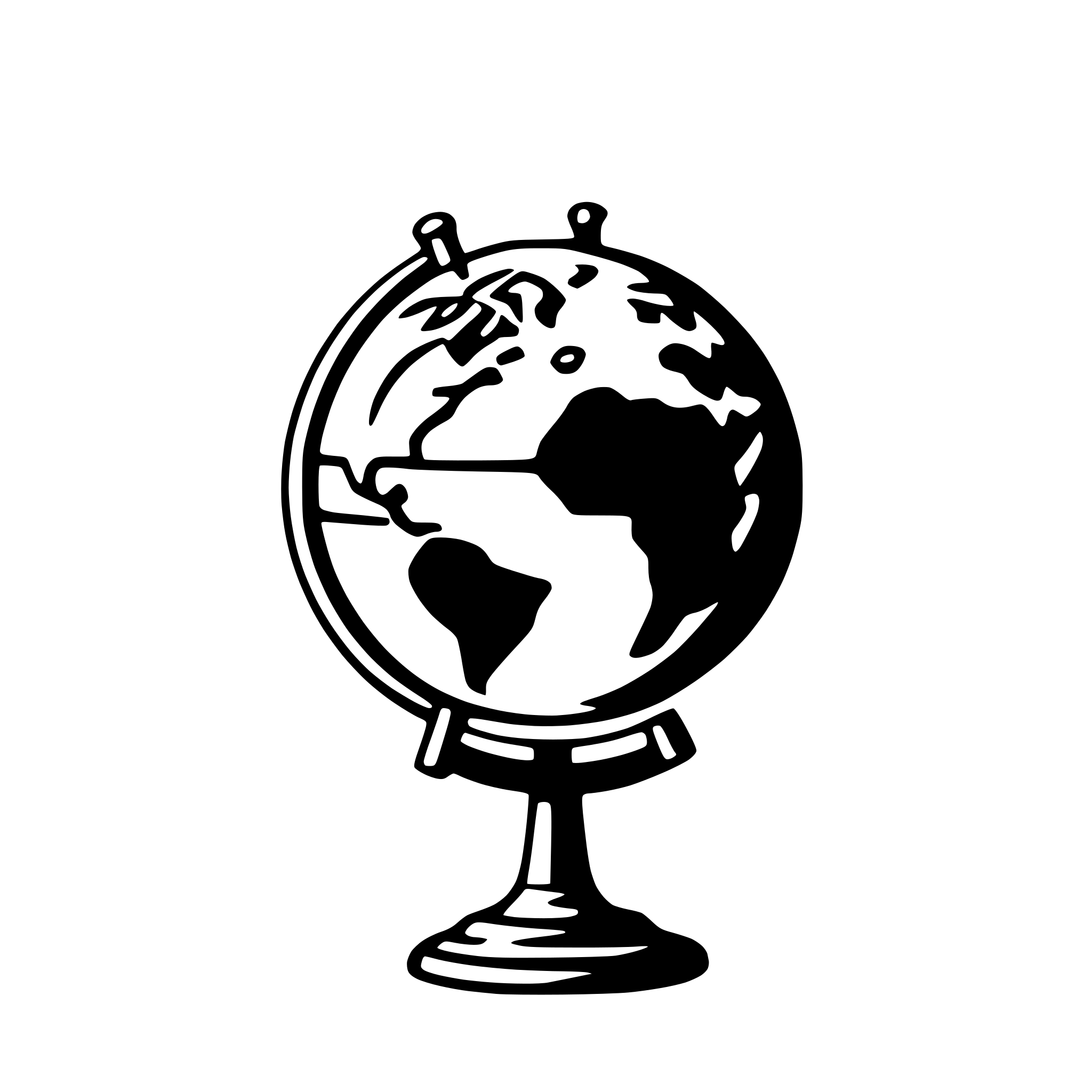 AI-generated SVG of a globe