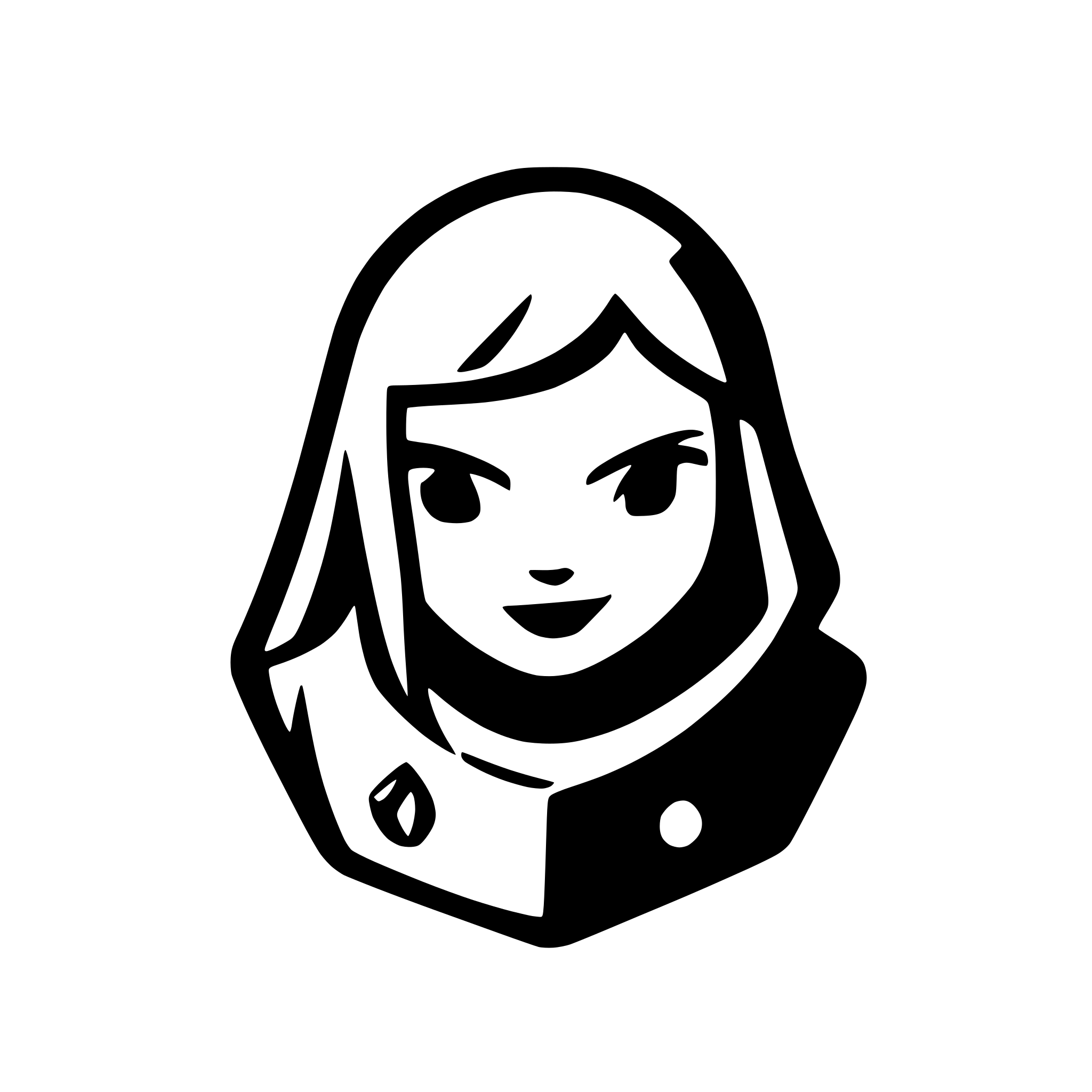 AI-generated SVG of a warrior