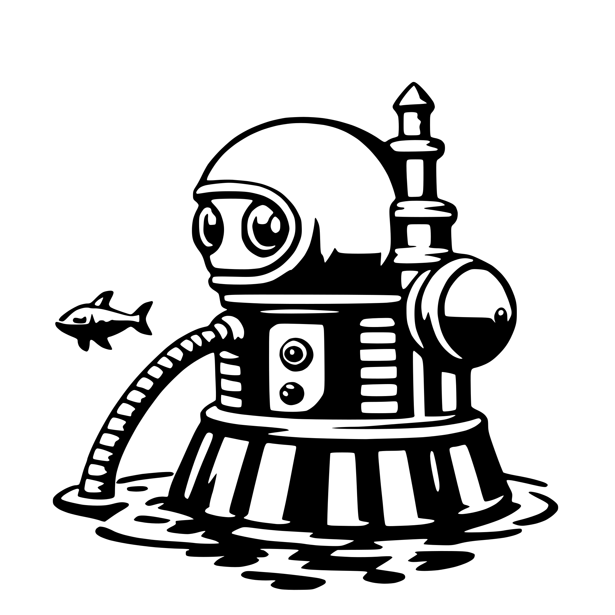 AI-generated SVG of 'deep sea diving'