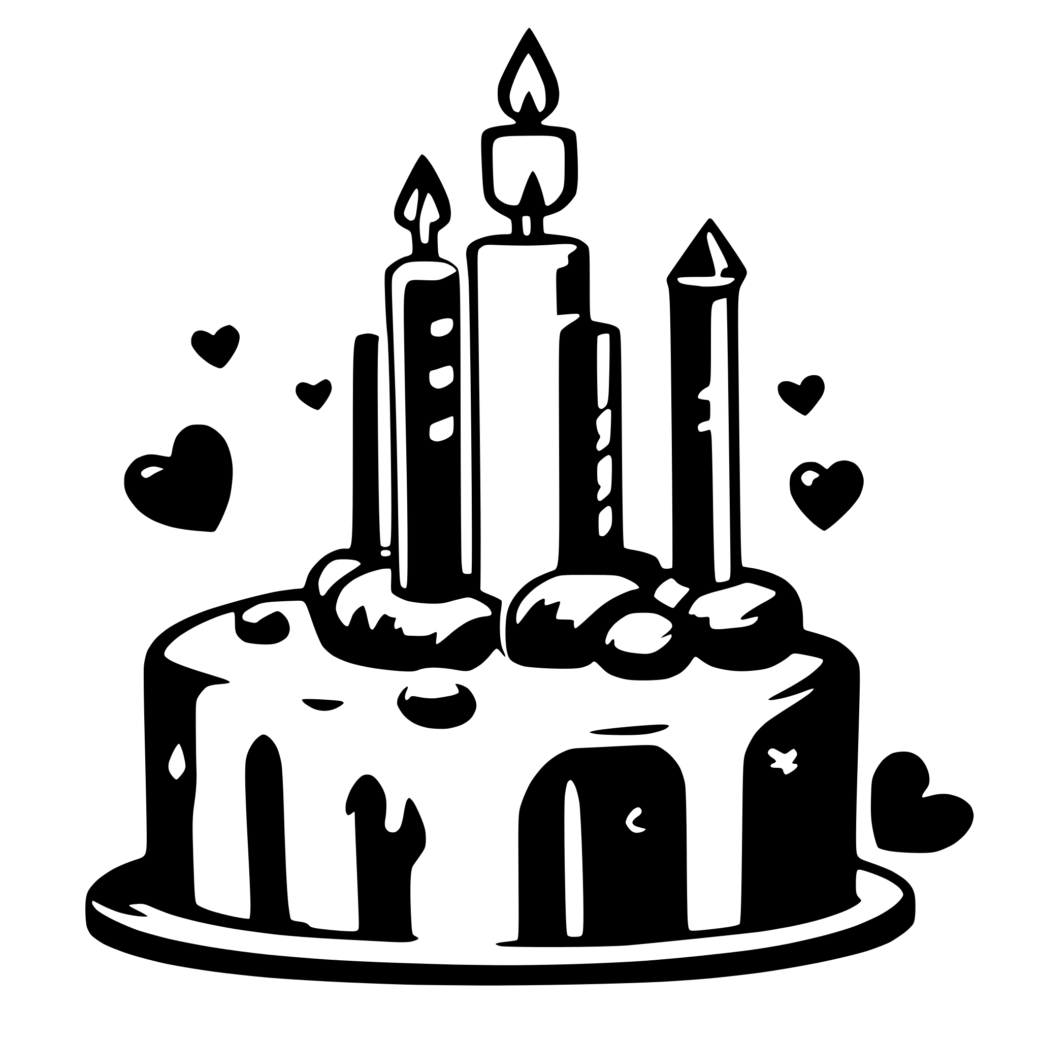 AI-generated SVG of a happy birthday